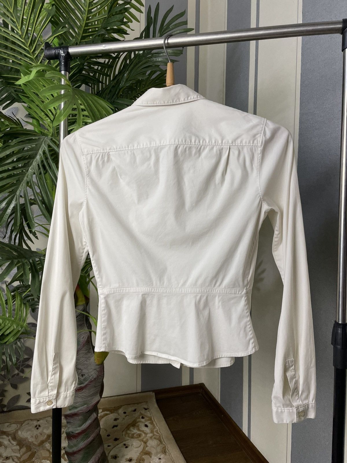 Prada Prada Women’s Button Up Long Sleeve Shirt Size 42 Size M / US 6-8 / IT 42-44 - 2 Thumbnail