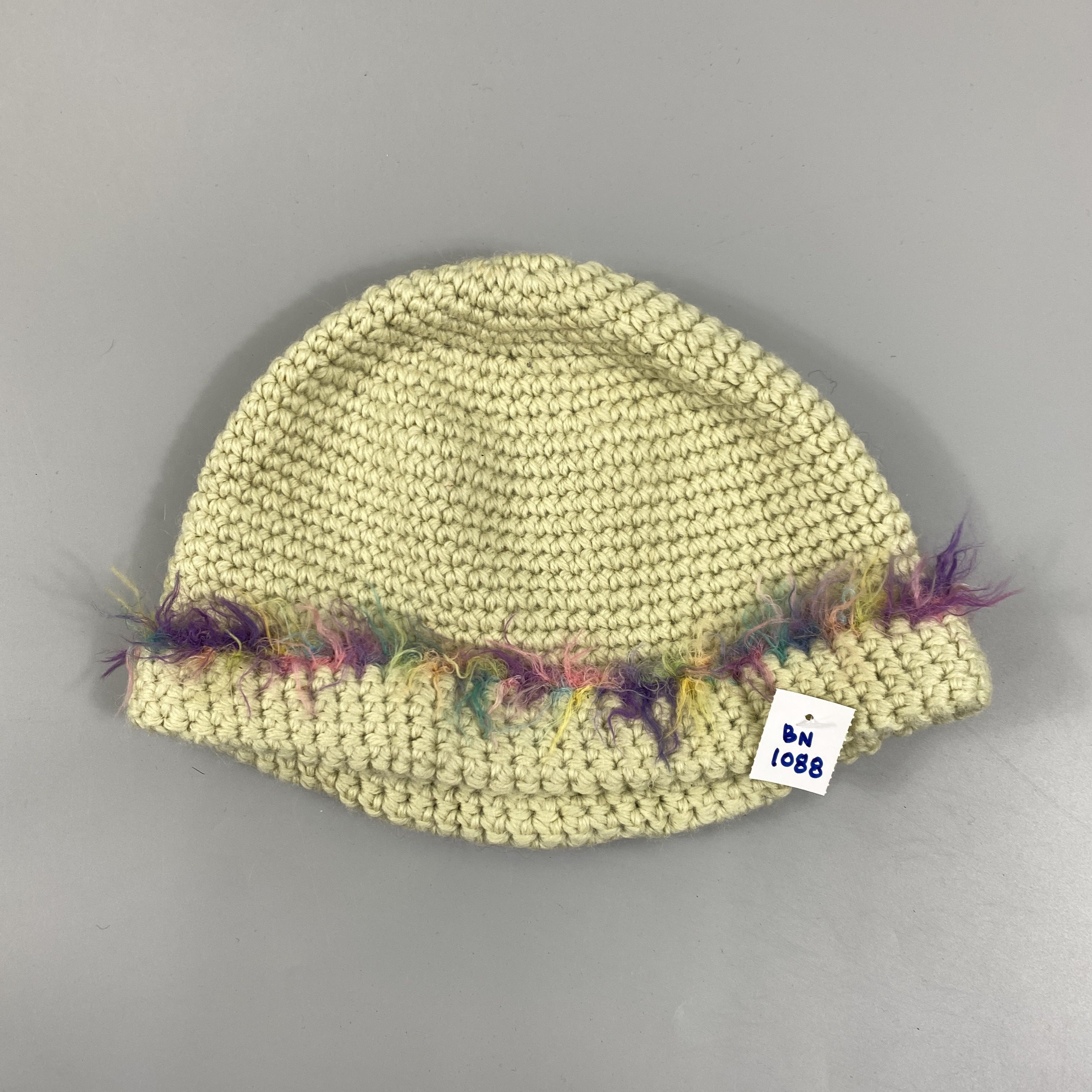 Japanese Brand Cloche Knit Hat Wool -BN1088 Size ONE SIZE - 6 Thumbnail