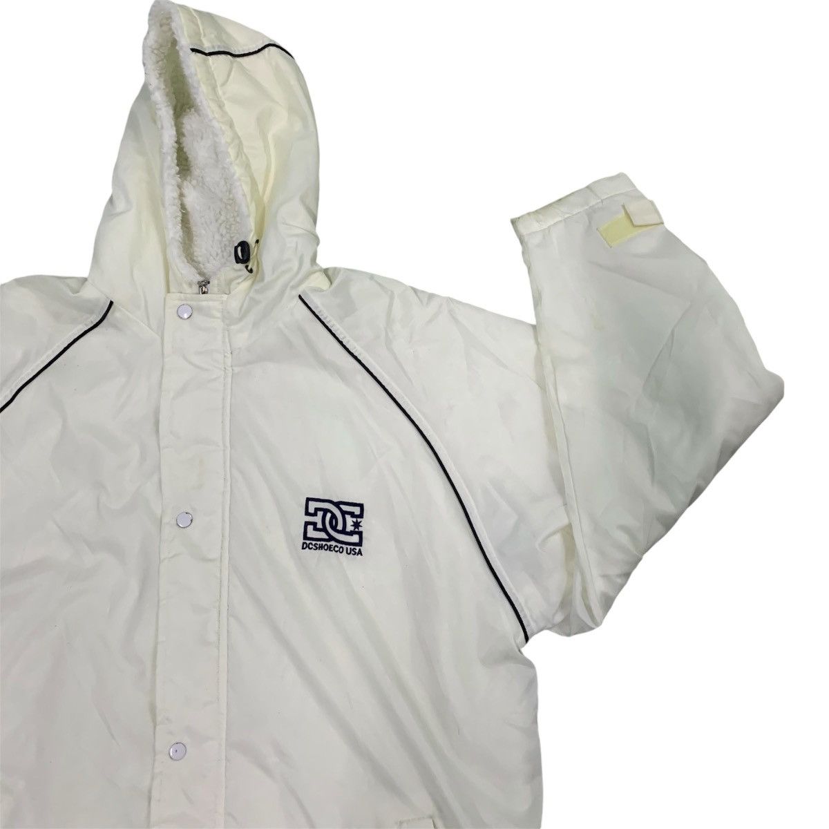 Vintage RARE!!! Vintage DCSHOECOUSA Long Jacket Sherpa Jacket Size US XL / EU 56 / 4 - 4 Thumbnail