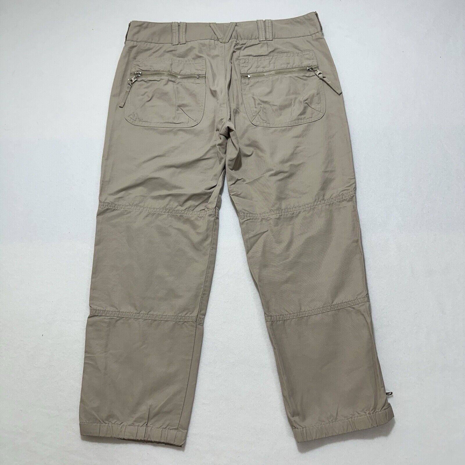 Vince Vince 2 Capri Chino Beige Pants Flat Front Zip Ankles Size 26" / US 2 / IT 38 - 10 Thumbnail