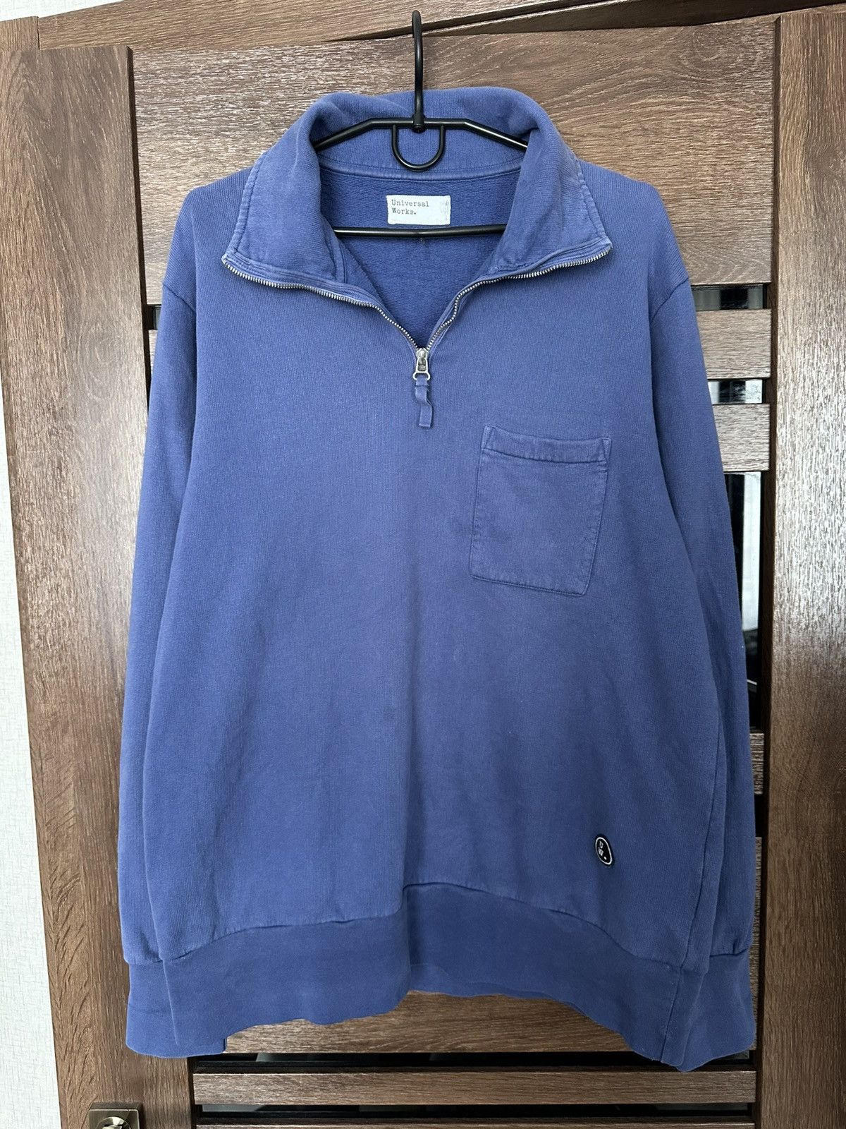 Universal Works Universal Works 1/3 Zip Pullover Sweatshirt Size US L / EU 52-54 / 3 - 1 Thumbnail