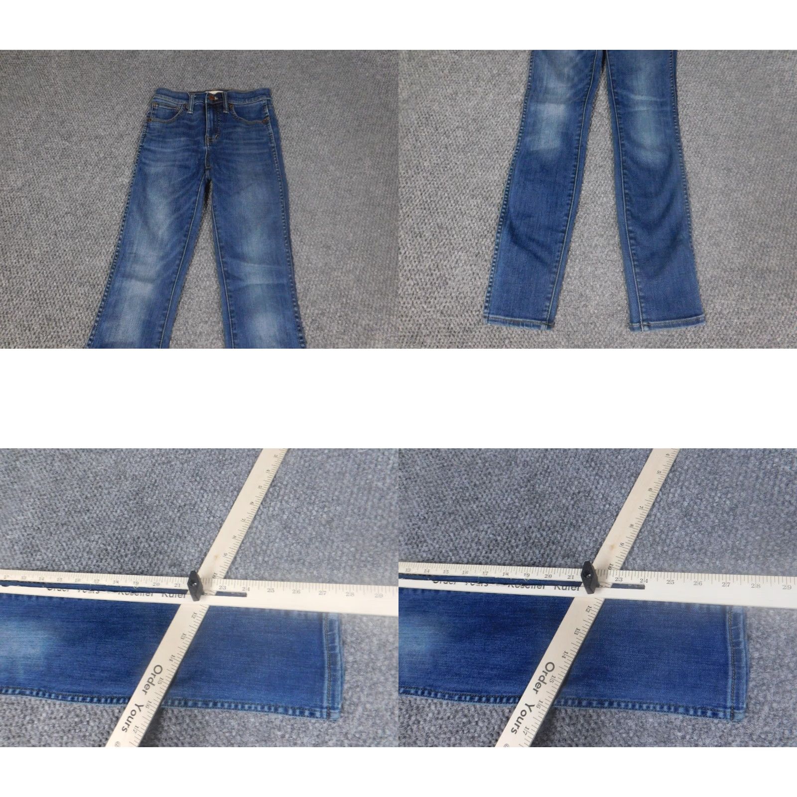 Madewell Madewell Jeans Womens Size 23 Blue High Rise Skinny Denim Slim Pockets Zipper Regular Size 40" / US 18 - 8 Thumbnail