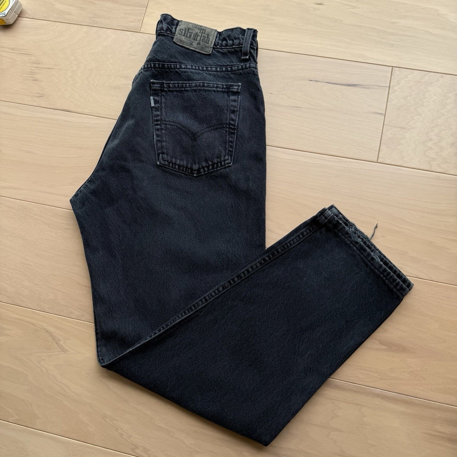 Levi's × Vintage Vintage Levis Silver Tab Jeans 31 Black 90s Baggy Denim Size US 31 - 10 Thumbnail