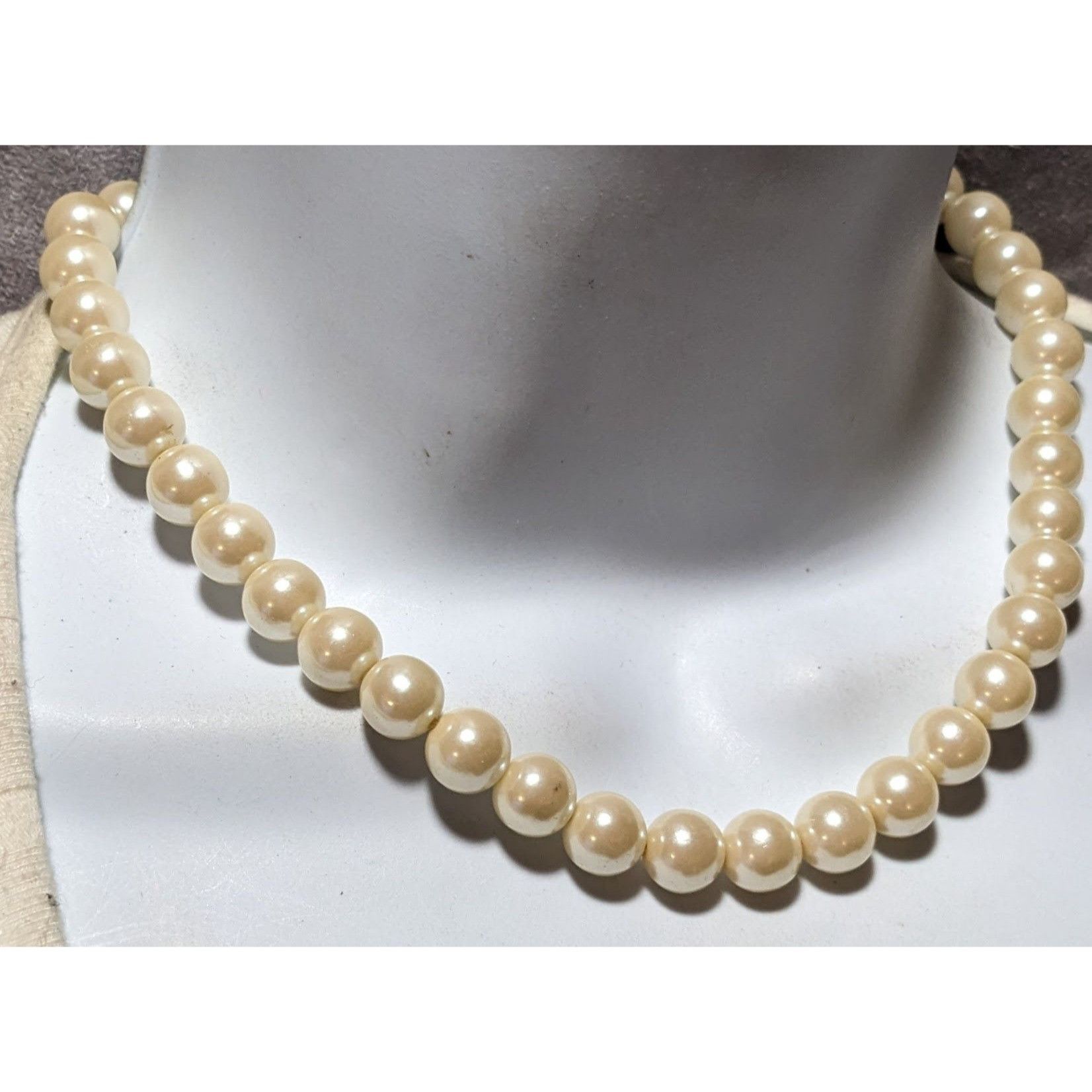 Other Elegant Cream Faux Pearl Bridal Necklace Size ONE SIZE - 6 Thumbnail