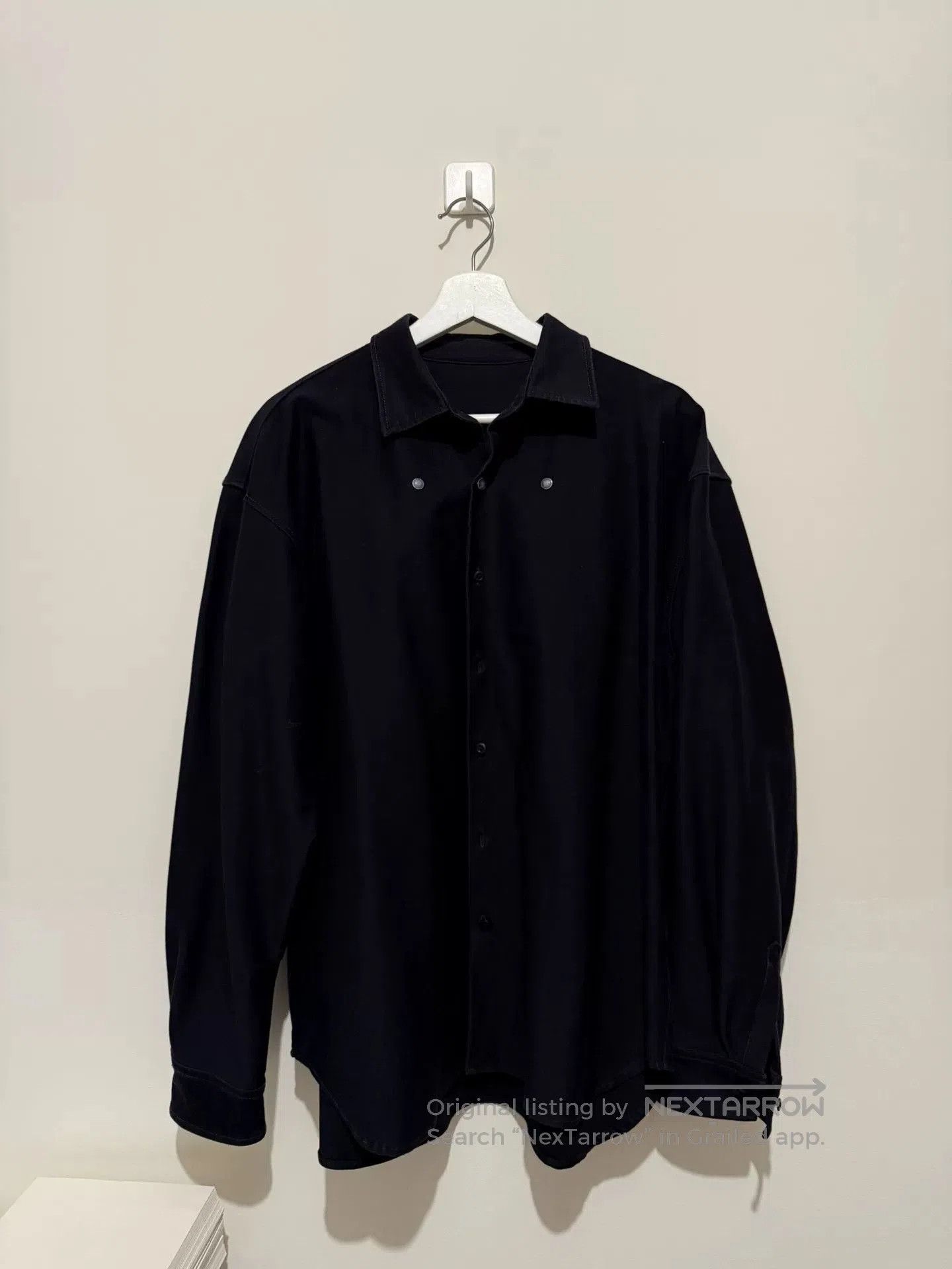 Porter Classic Porter Classic Black Long-Sleeve Shirt. Size US L / EU 52-54 / 3 - 1 Thumbnail