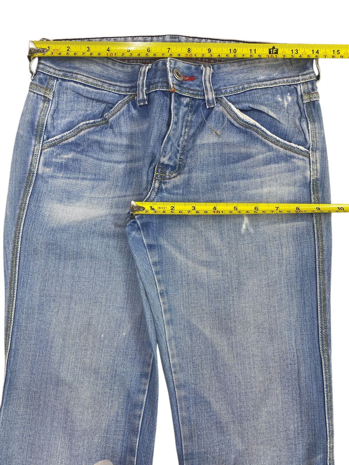 Diesel Diesel Faded Blue Wash Whiskers Style Loose Jeans Size US 28 / EU 44 - 5 Thumbnail