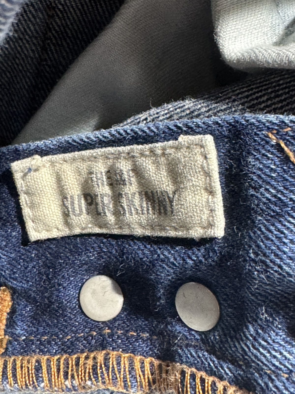 Abercrombie & Fitch Vintage 2000s Abercrombie and Fitch Blue Faded Denim Size US 30 / EU 46 - 5 Thumbnail