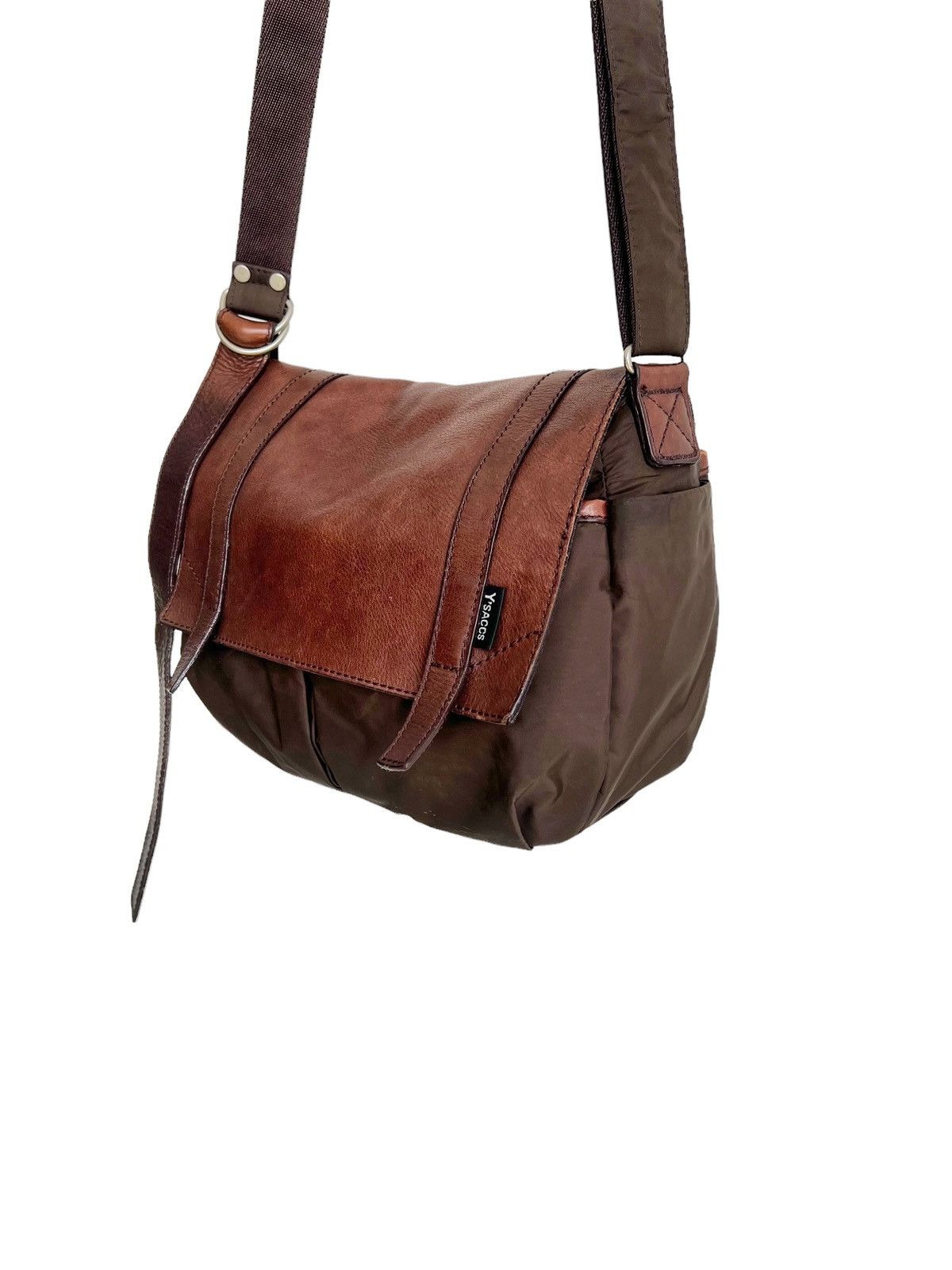 Yohji Yamamoto OG Yohji Yamamoto Hybrid Leather Survivor Crossbody Bag Size ONE SIZE - 1 Thumbnail