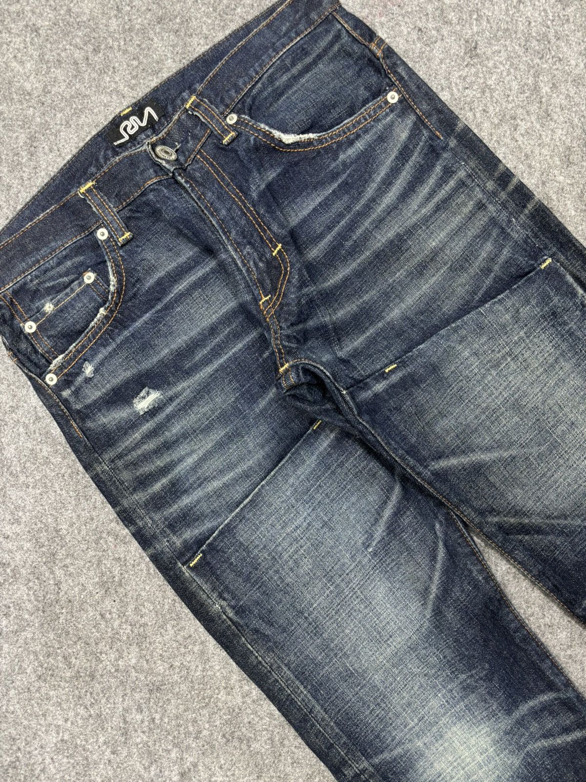 Japanese Brand RNA INC Multipockets Distressed Denim Size US 31 - 9 Thumbnail