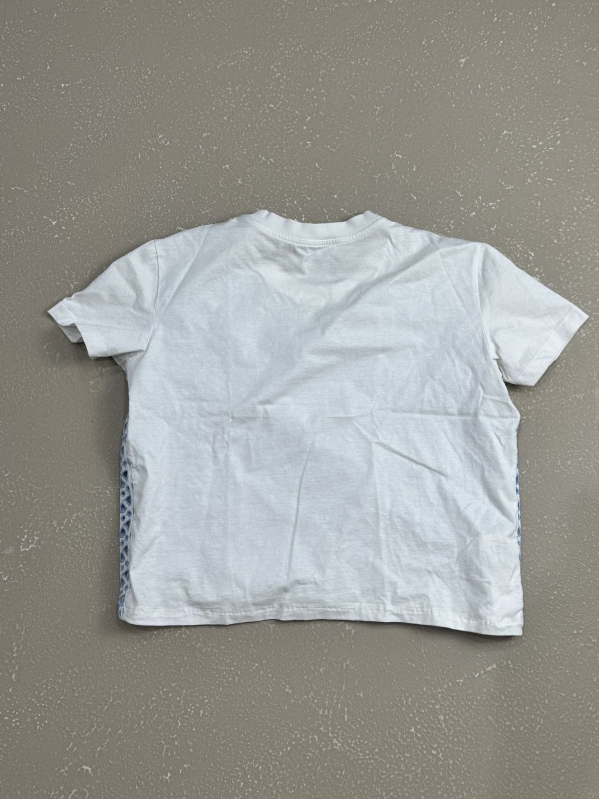 Prada PRADA Classic casual mesh White boxy T-Shirt no tab Size XS / US 0-2 / IT 36-38 - 2 Thumbnail