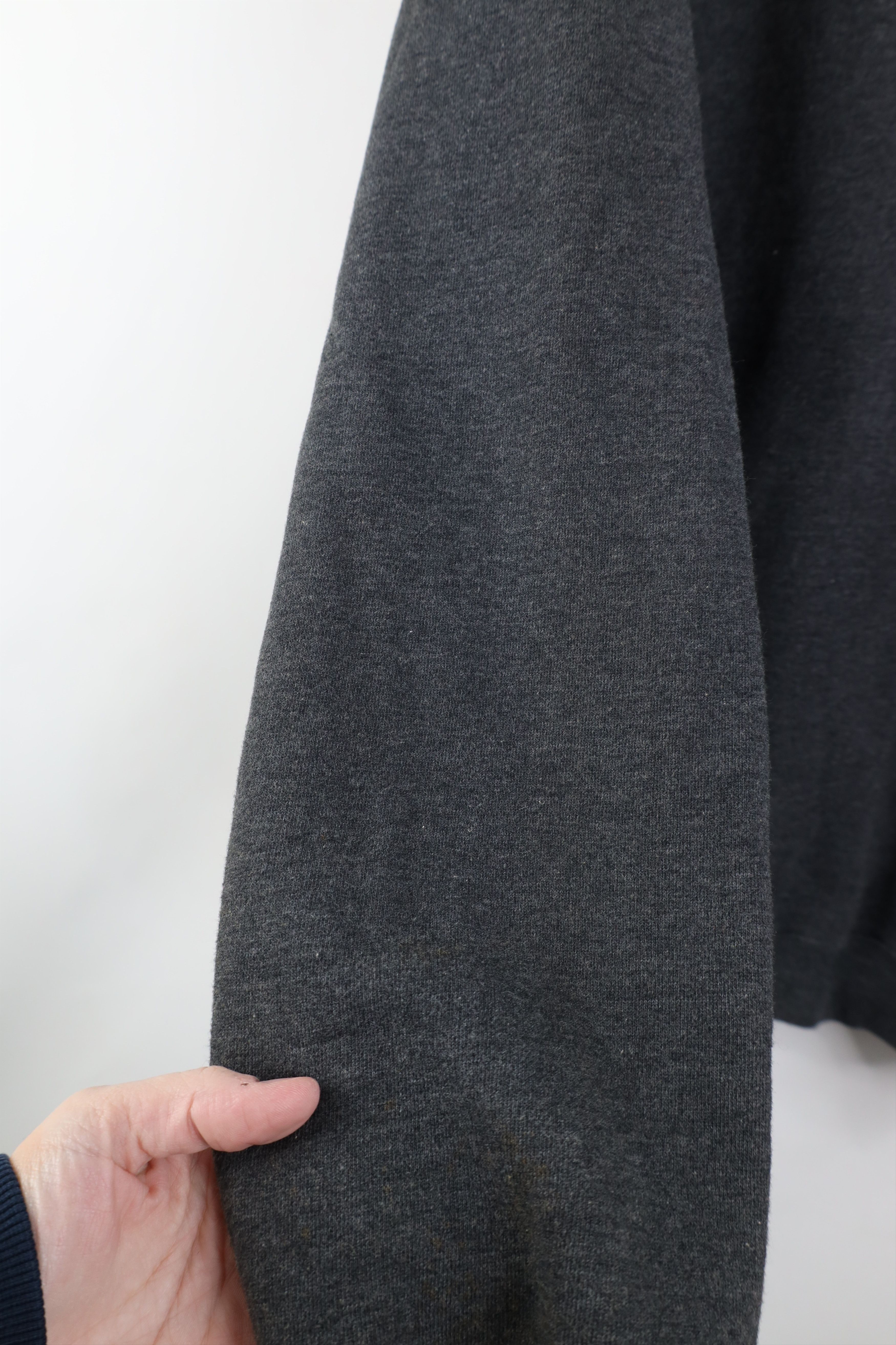 Vintage Vintage 90s Y2K Streetwear Blank Crewneck Sweatshirt Gray Size US XL / EU 56 / 4 - 6 Thumbnail