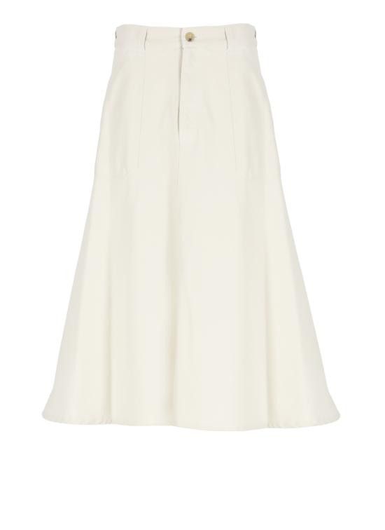 A.P.C. A.P.C. Women Mid Skirts COGBJ F06410 AAC Ivory Size 26" / US 2 / IT 38 - 1 Thumbnail