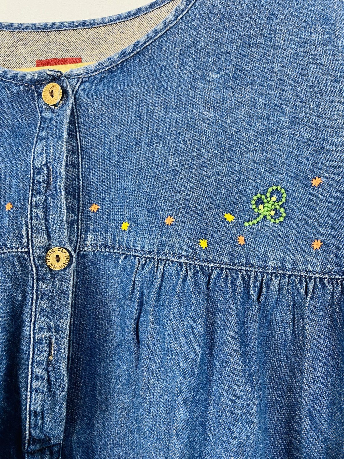 Hysteric Glamour Rare Vintage Hysteric Glamour Denim Dress / Blouse Size M / US 6-8 / IT 42-44 - 5 Thumbnail