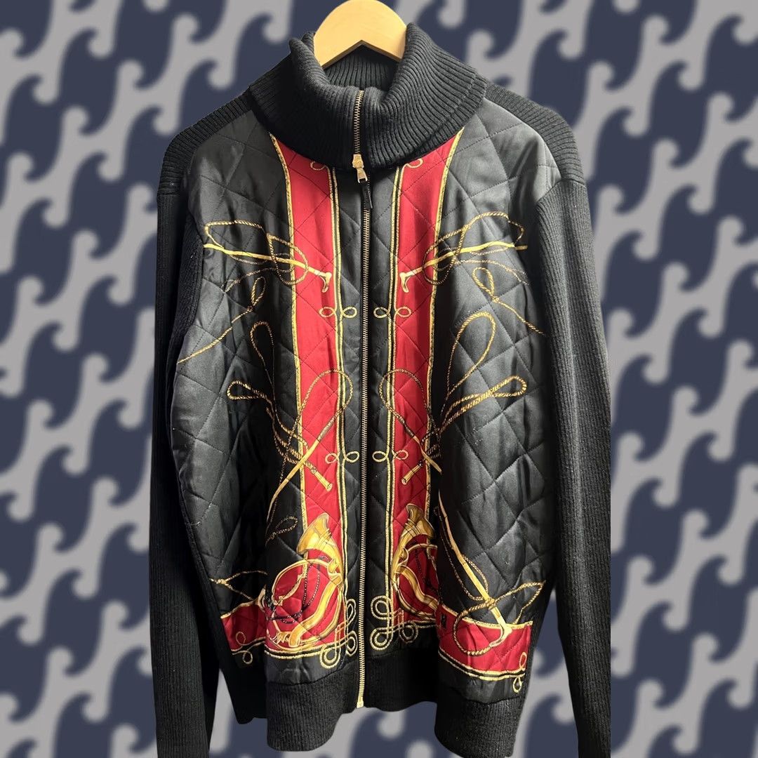 Ralph Lauren VINTAGE Ralph Lauren Equestrian Jacket Quilted Zip Women 2X Red/Black Slim All Seasons繁 Size XXL / US 16-18 / IT 52-54 - 1 Thumbnail