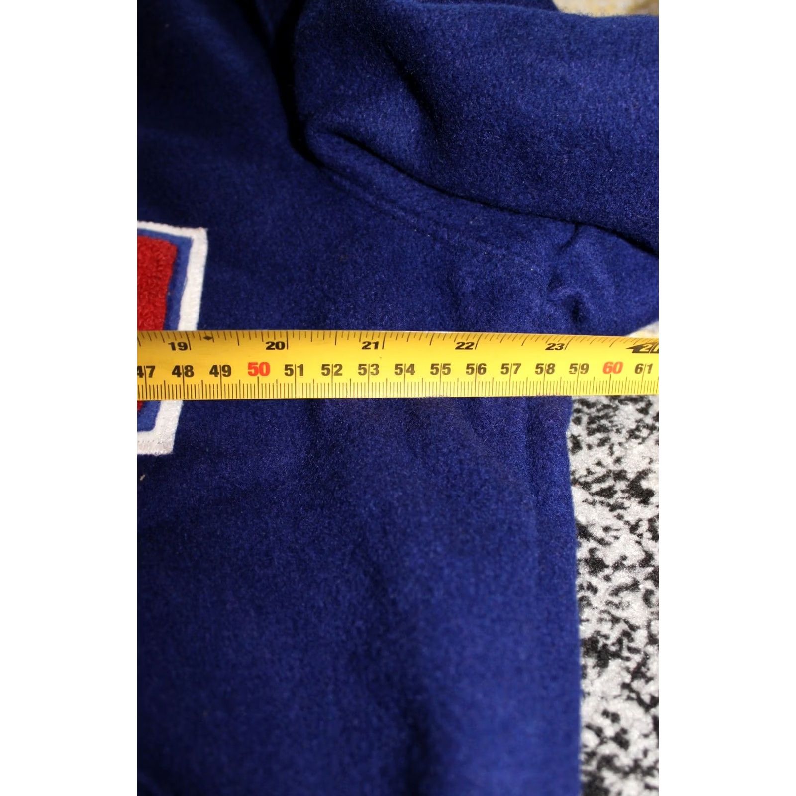 Vintage VINTAGE DeLong Varsity Bomber Jacket Men size 38 Blue 90s USA Jacket Size US XXS / EU 40 - 7 Thumbnail