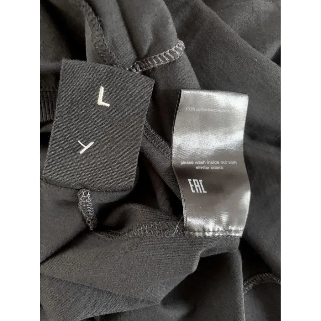 Thom Krom Thom Krom Black Fine Cotton Tshirt L Size US L / EU 52-54 / 3 - 4 Thumbnail