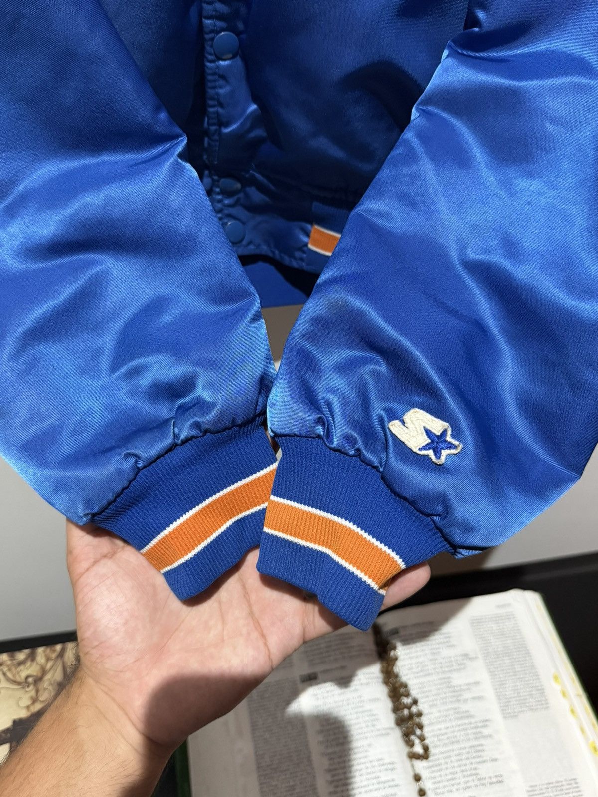 Starter Vintage 80s Starter Mets satin bomber jacket Size US M / EU 48-50 / 2 - 8 Thumbnail