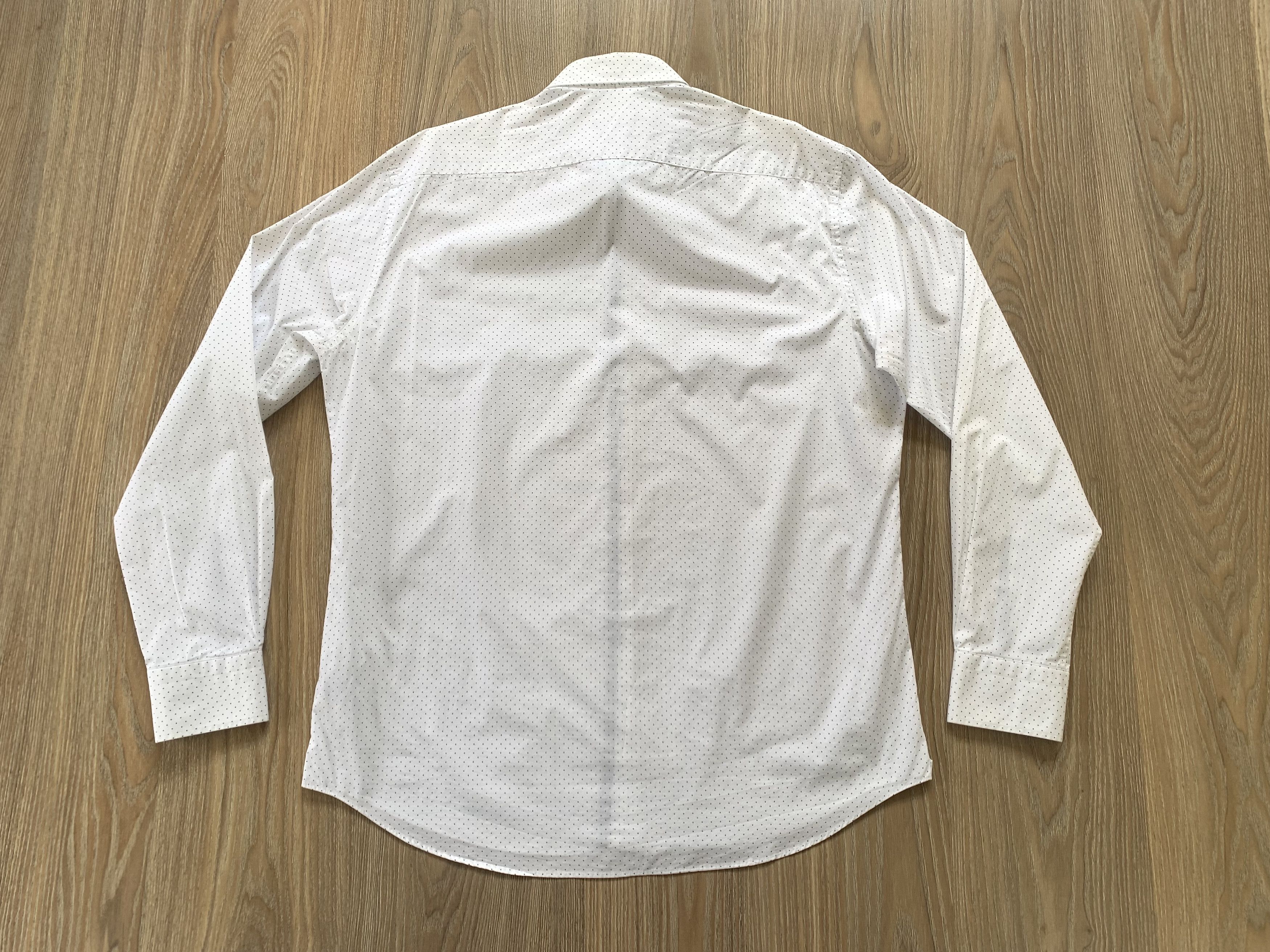 Tommy Hilfiger Tommy Hilfiger Tailored Regular Fit White Cotton Shirt Size US M / EU 48-50 / 2 - 3 Thumbnail