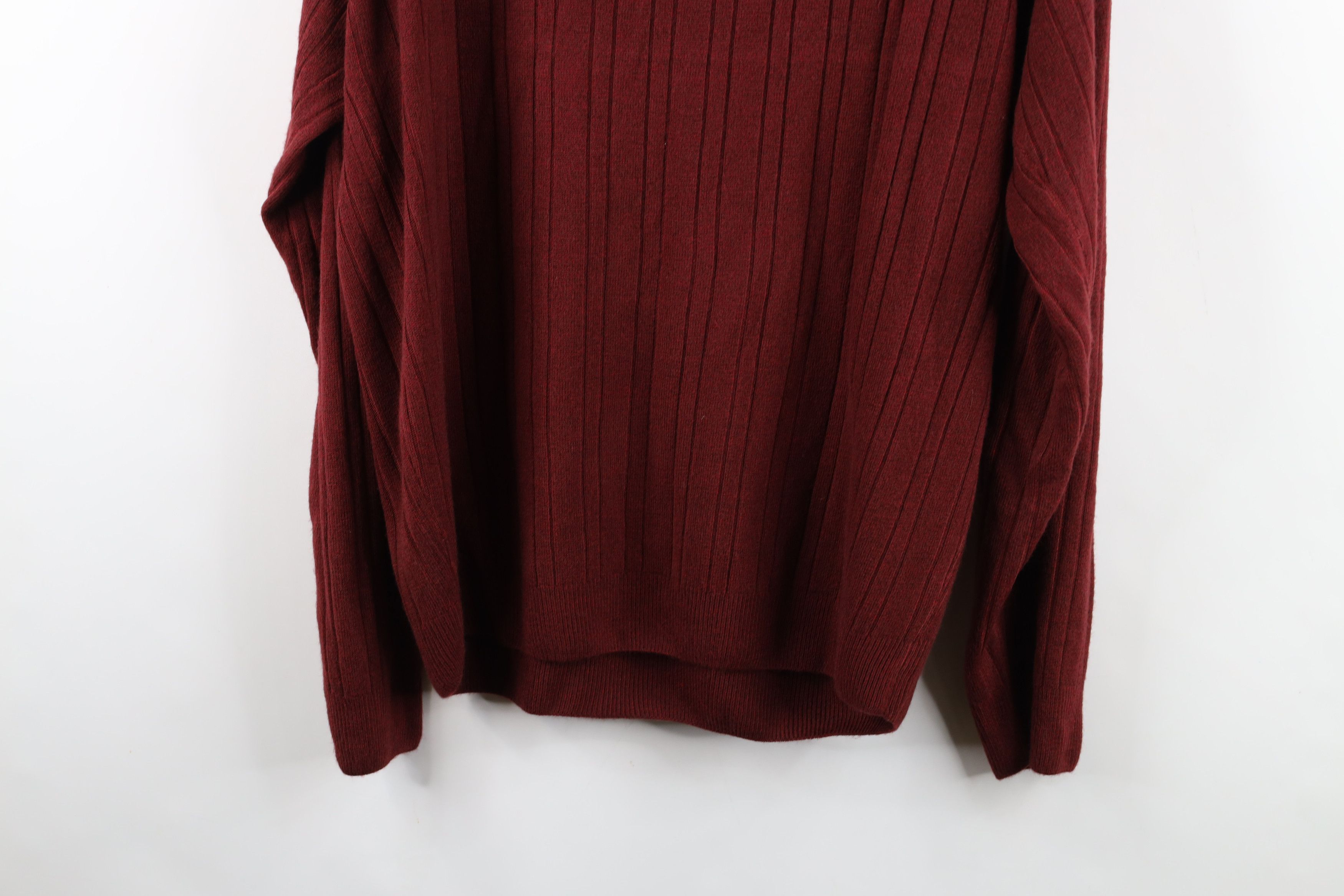 Vintage Deadstock Vintage 90s Streetwear Ribbed Collared Sweater Size US L / EU 52-54 / 3 - 14 Thumbnail