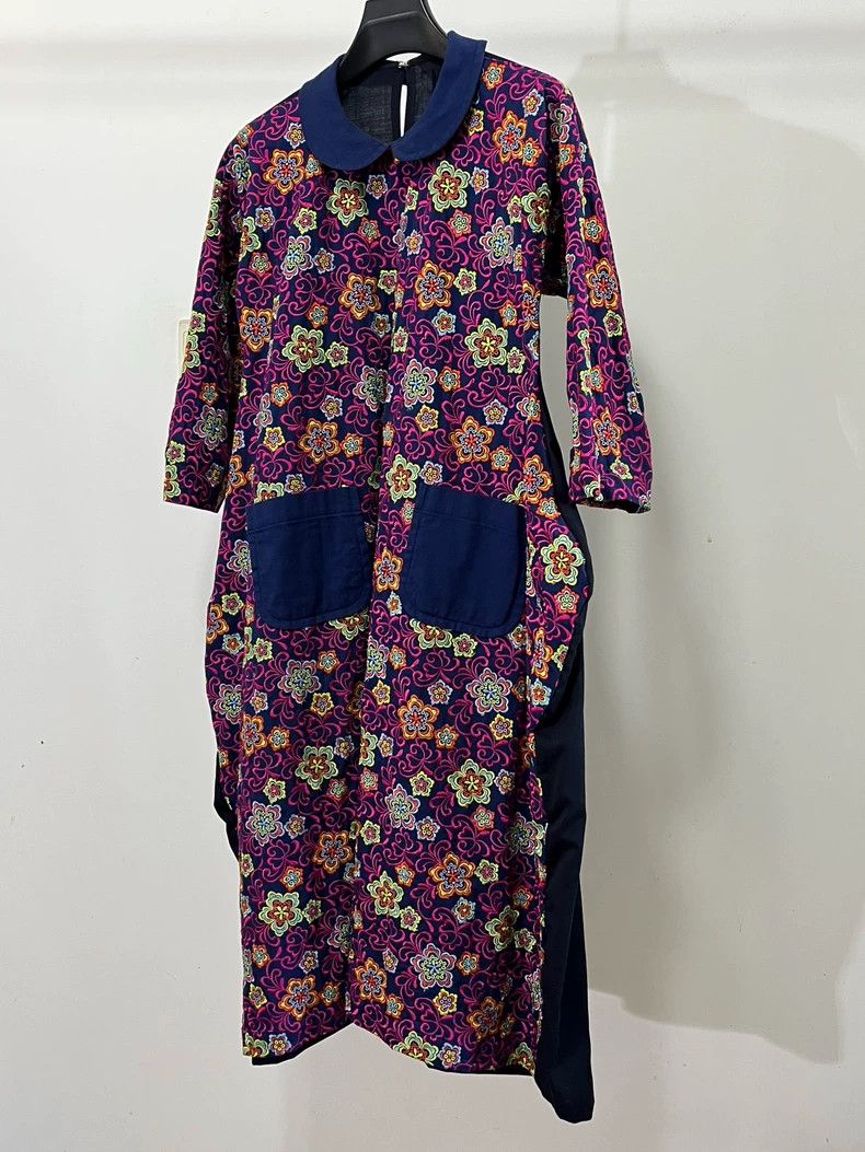 Comme des Garcons Comme Des Garcons Embroidered Floral Dress Size M / US 6-8 / IT 42-44 - 4 Thumbnail