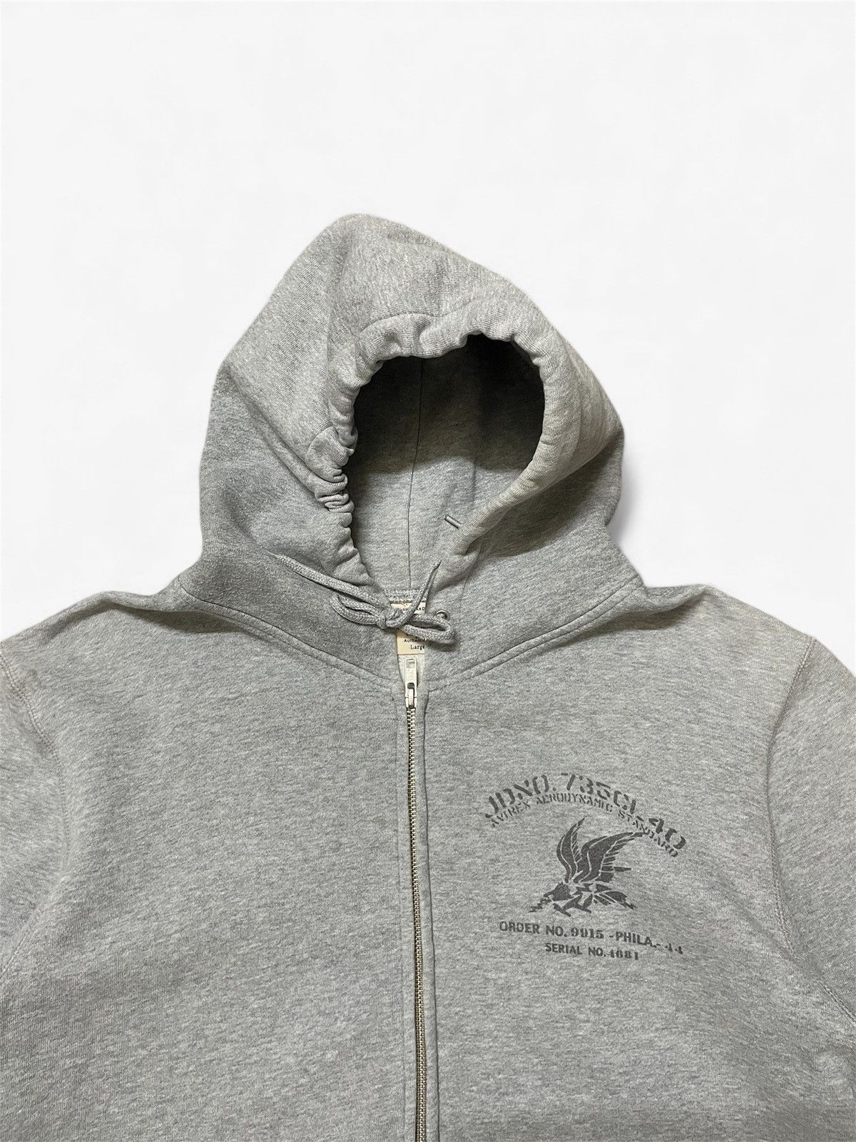 Avirex avirex grey hoodie Size US L / EU 52-54 / 3 - 4 Thumbnail
