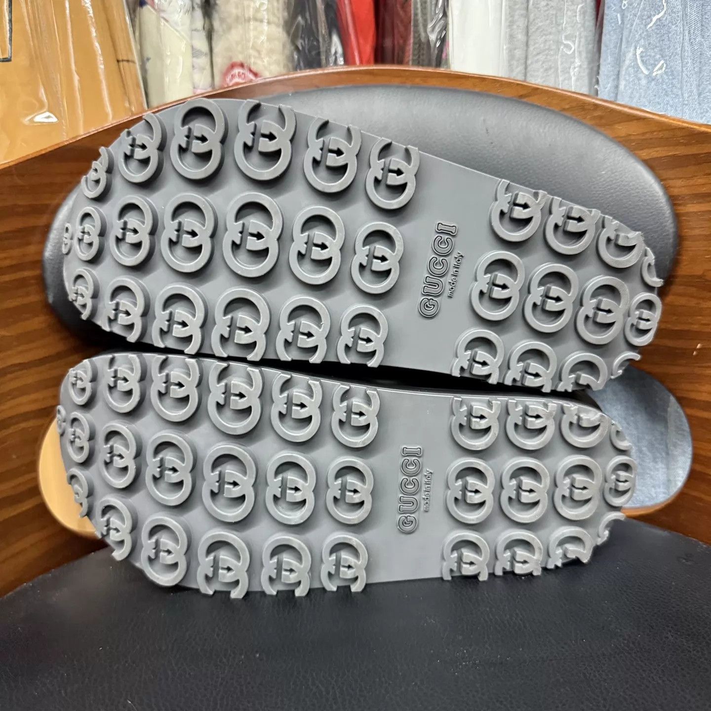 Gucci GUCCI Interlocking Black Platform Slipper 37 New Worn Once Size US 6.5 / IT 36.5 - 8 Thumbnail