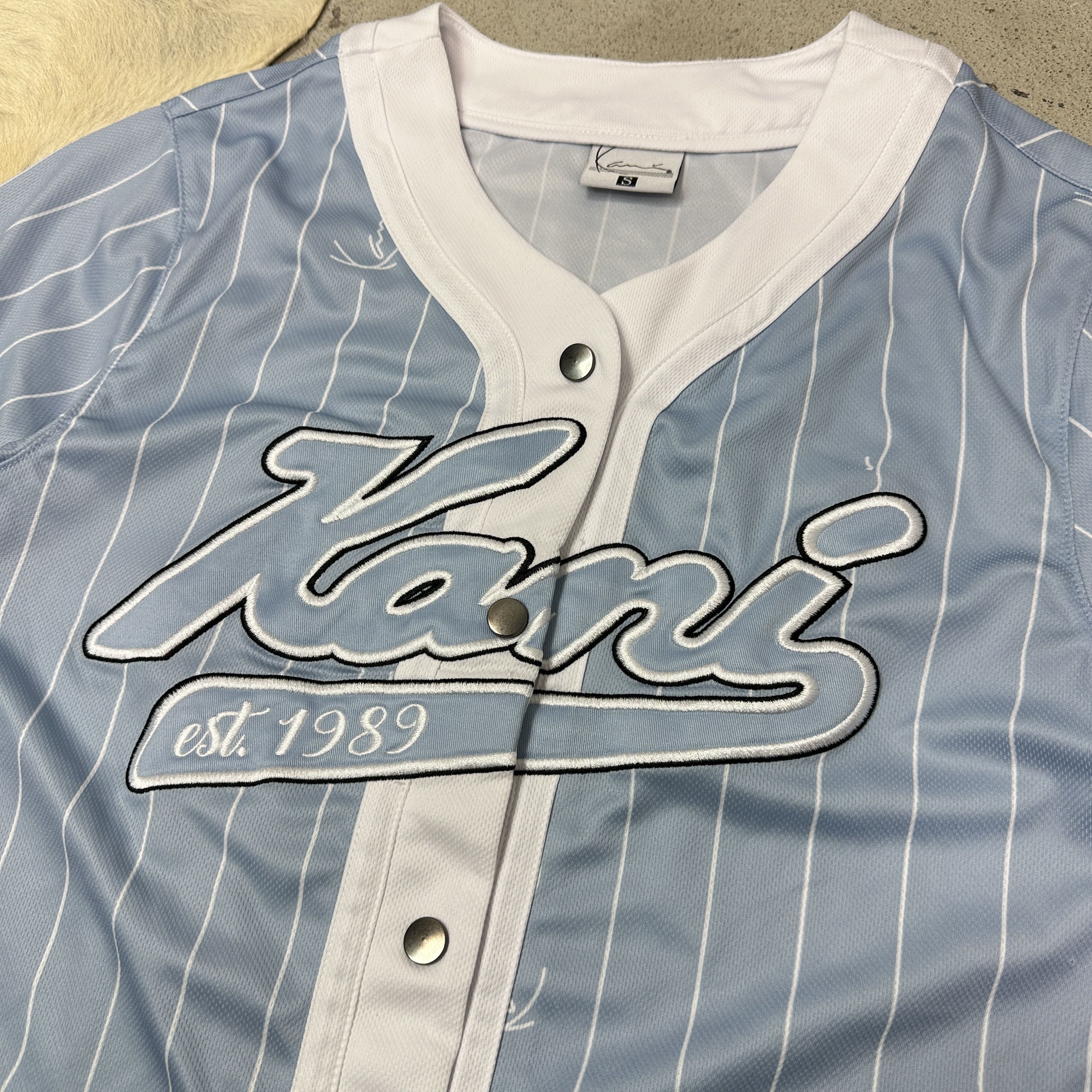 Karl Kani Vintage Streetwear Sporty Striped Karl Kani Jersey Y2K Size US S / EU 44-46 / 1 - 2 Thumbnail