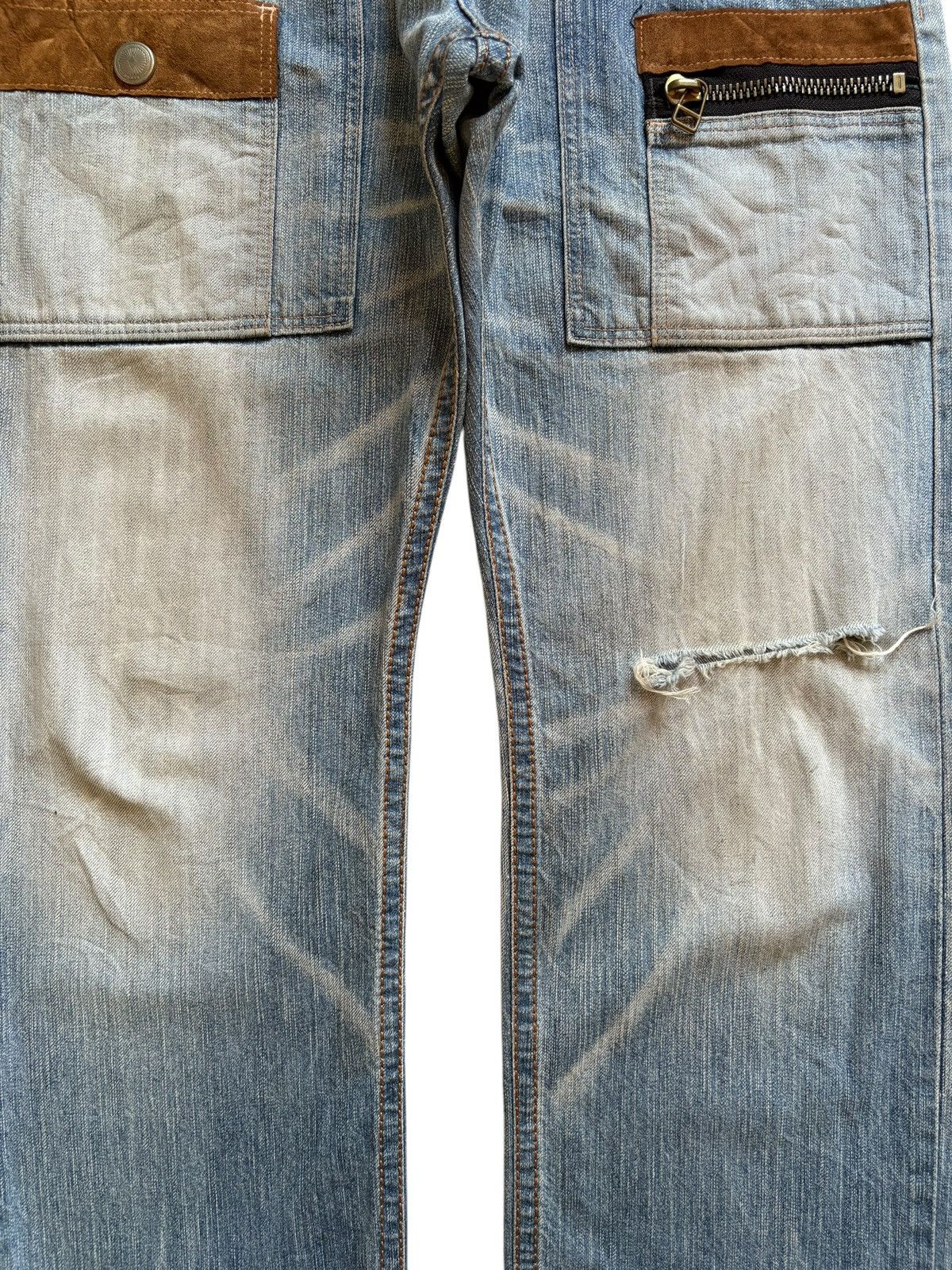 Edwin Exclusive Vintage Edwin Fatigue Baggy Bush Denim Pants Size US 34 / EU 50 - 5 Thumbnail