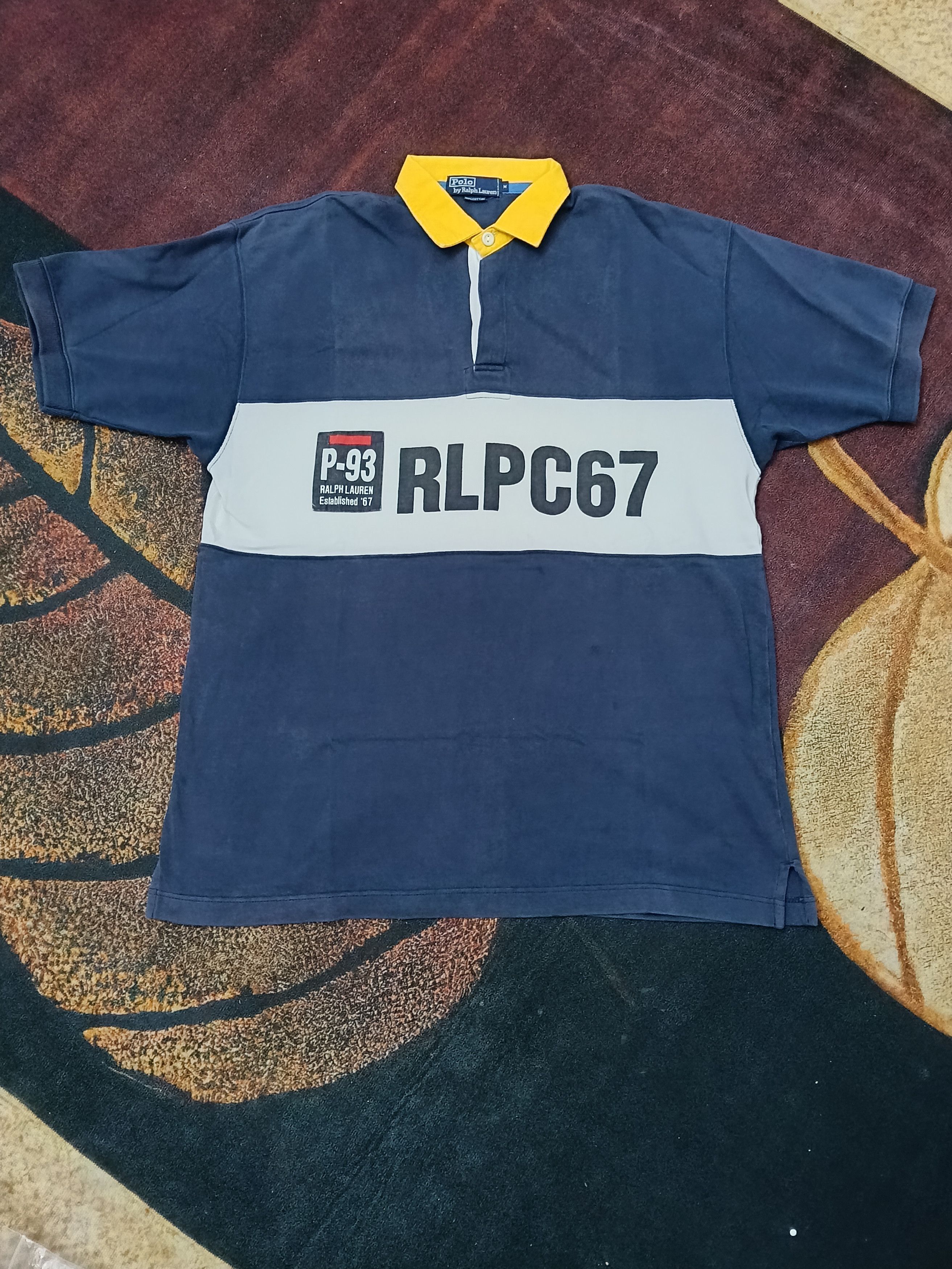 Polo Ralph Lauren Vintage 90's Polo Sport Rugby Polo Shirt Size US M / EU 48-50 / 2 - 1 Thumbnail