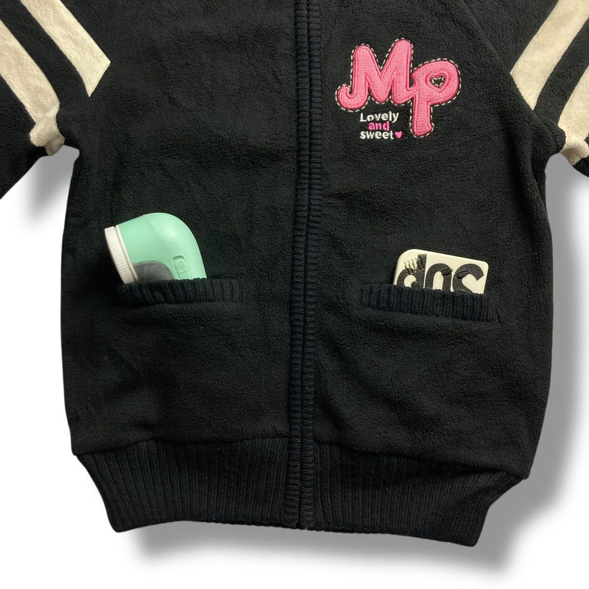 Hysteric Glamour 🇯🇵 🩷🖤 MEZZO PIANO EMBROIDERED LOGO FULL ZIP WOOL JACKET Size L / US 10 / IT 46 - 9 Thumbnail