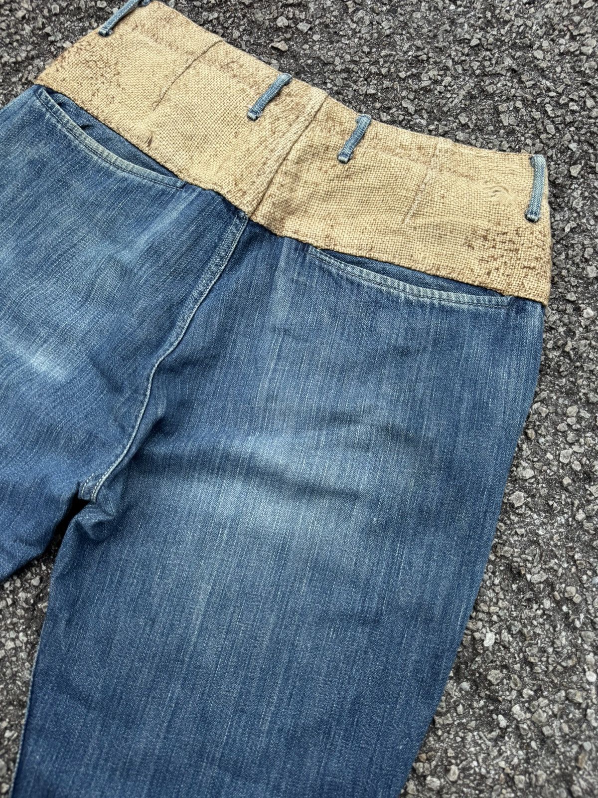 Kapital DESIGNER KIRO HIRATA KAPITAL HEMP CLASSIC DISTRESSED JEANS Size US 31 - 12 Thumbnail