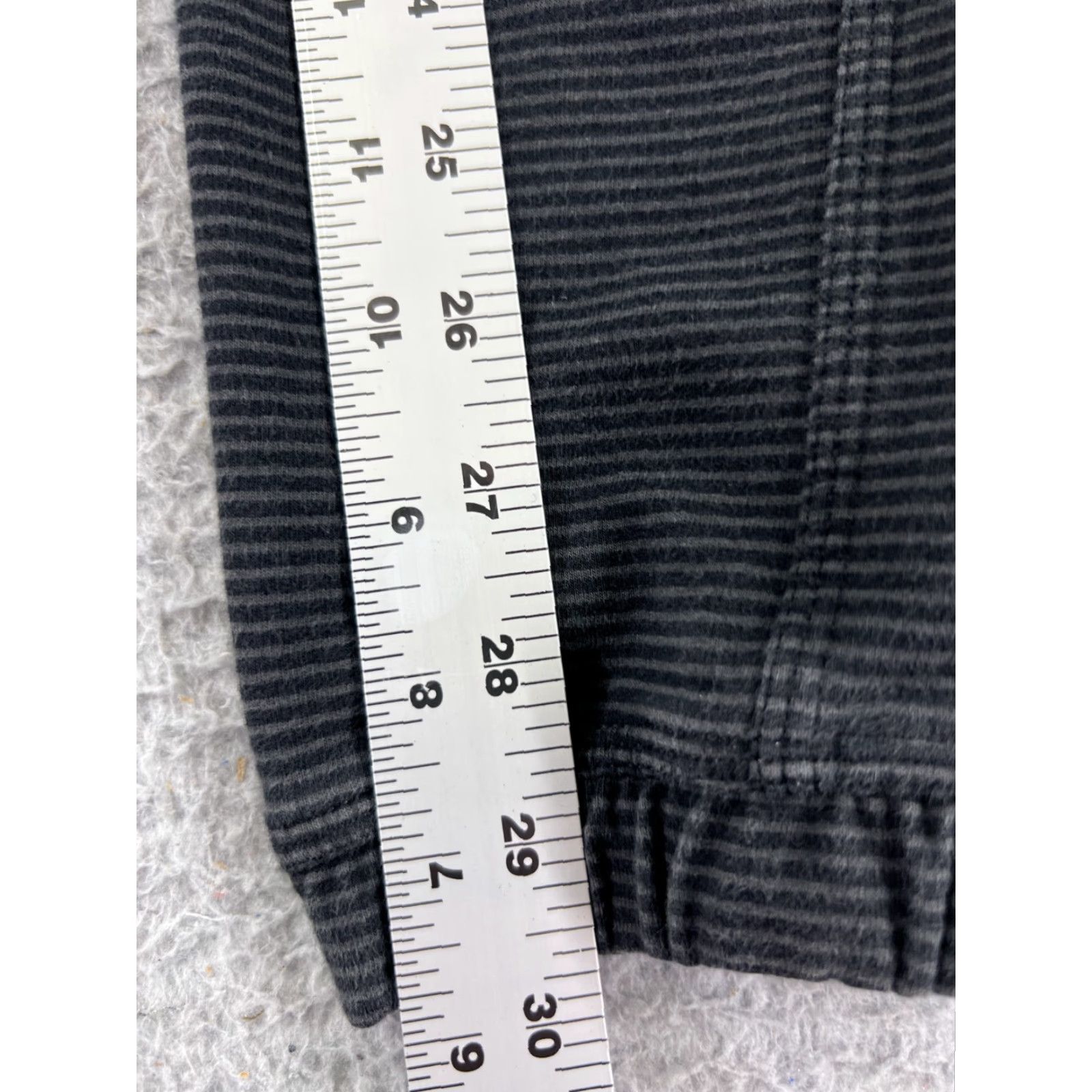 Lululemon Lululemon Pants Womens 4 Gray Striped Jogger Elastic Waist Pockets Yoga Run Cross Training Read Size 27" / US 4 / IT 40 - 6 Thumbnail