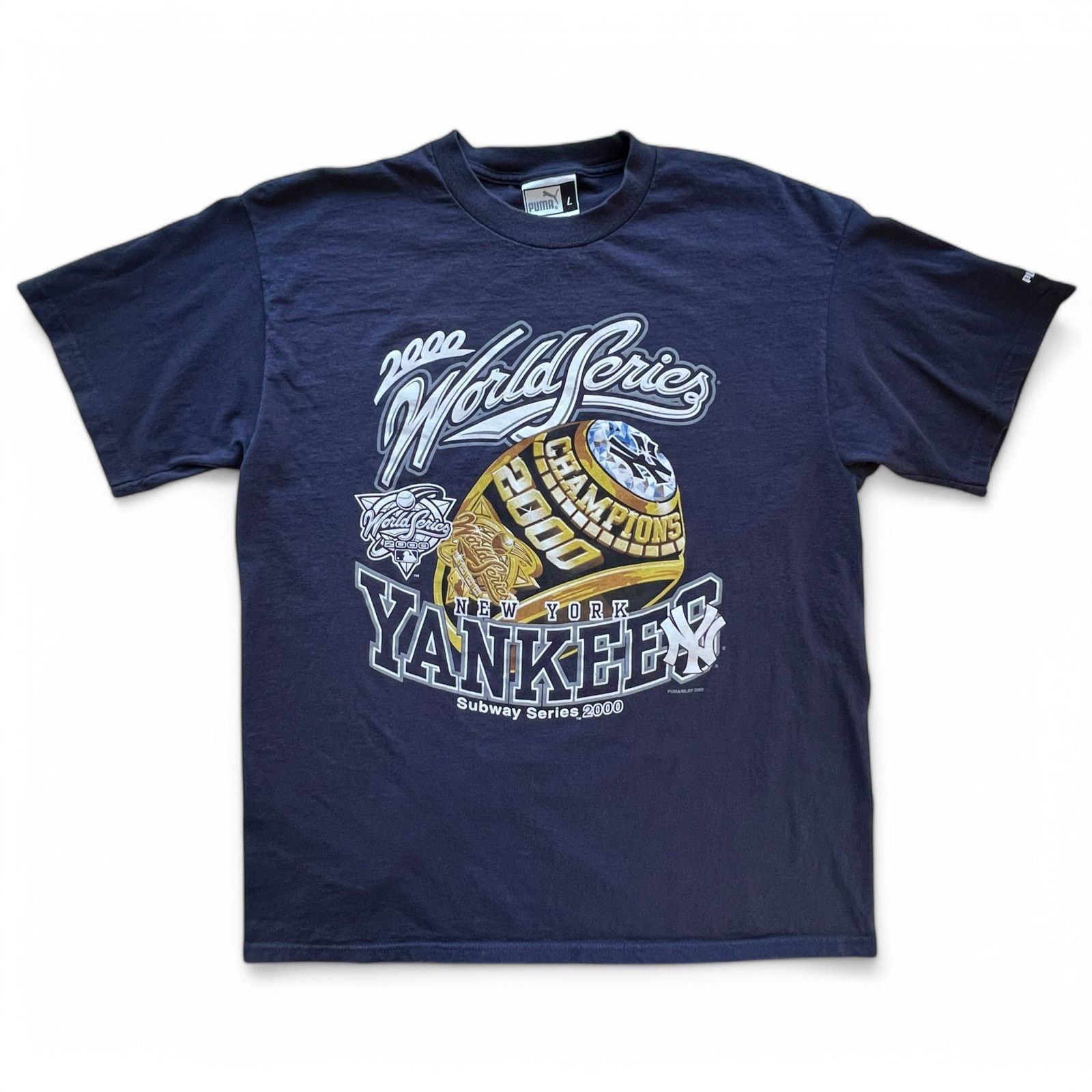 Vintage NY Yankees World Series Ring Champions Subway 2000