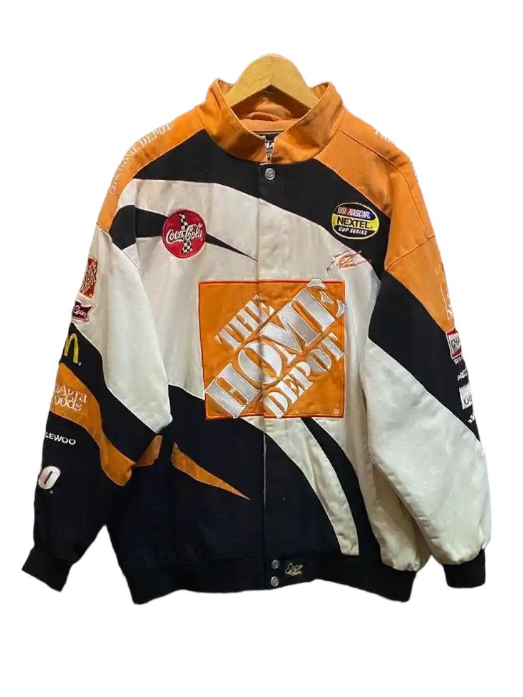 Vintage Vintage Nascar Varsity Jacket Jems X Wea | Grailed