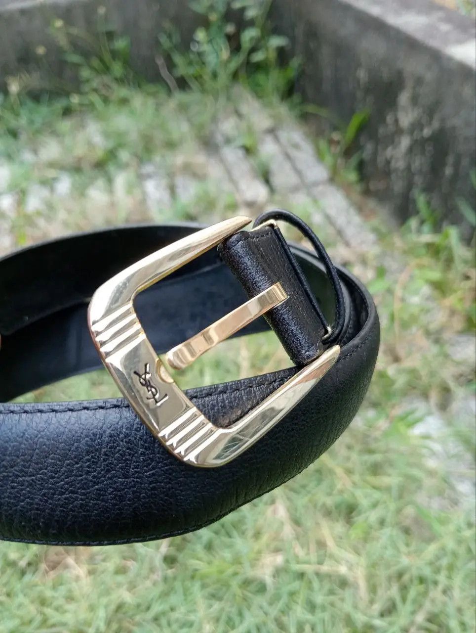 Yves Saint Laurent Vintage 90s YSL Belt Size ONE SIZE - 2 Thumbnail