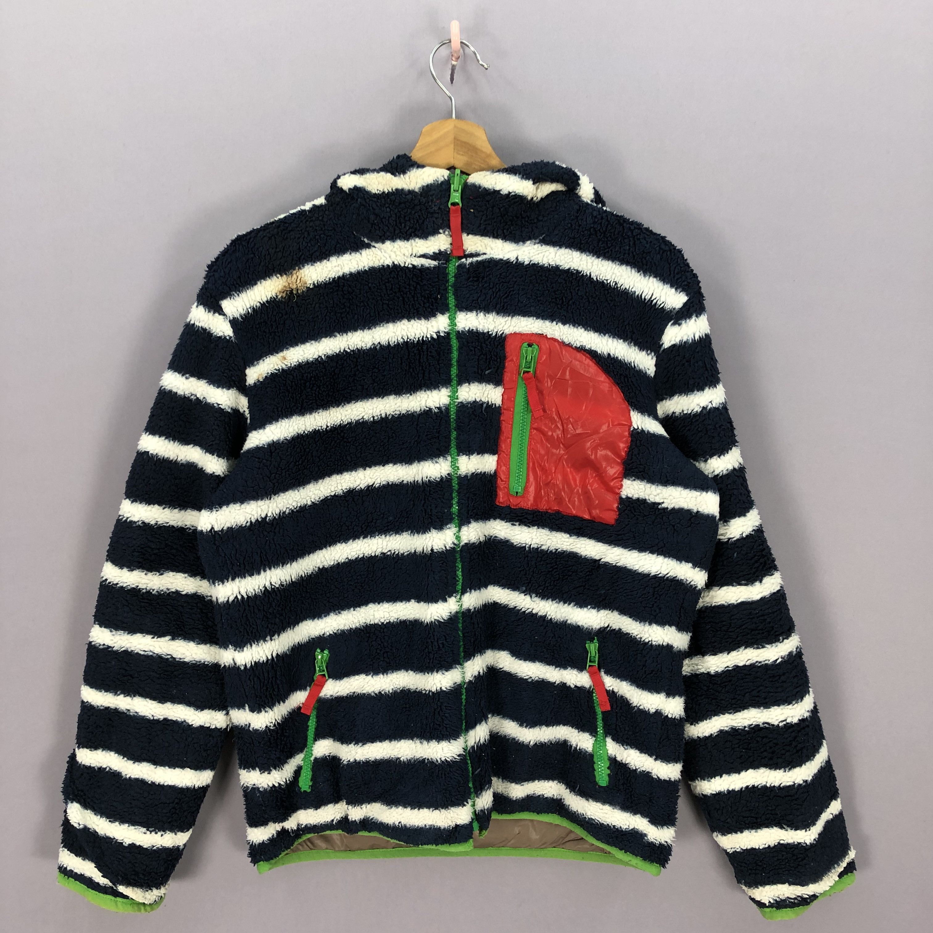 Japanese Brand × Vintage Vintage Soul of Freedom Hoodie Reversible Fleece Jacket Size US M / EU 48-50 / 2 - 3 Thumbnail