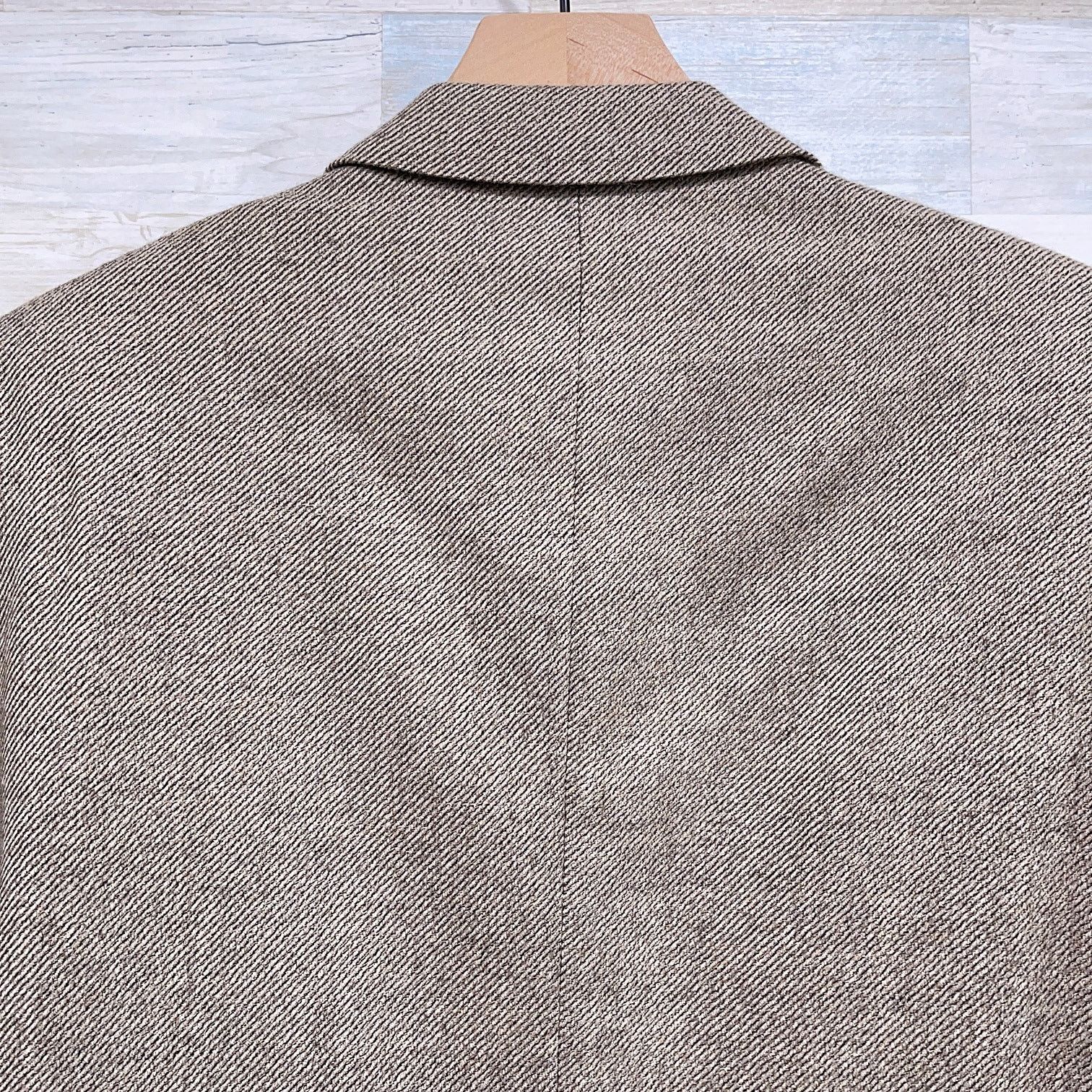Jack Victor Jack Victor Tweed Wool Sport Coat Jacket Taupe Brown Two 42R Size 42R - 6 Thumbnail