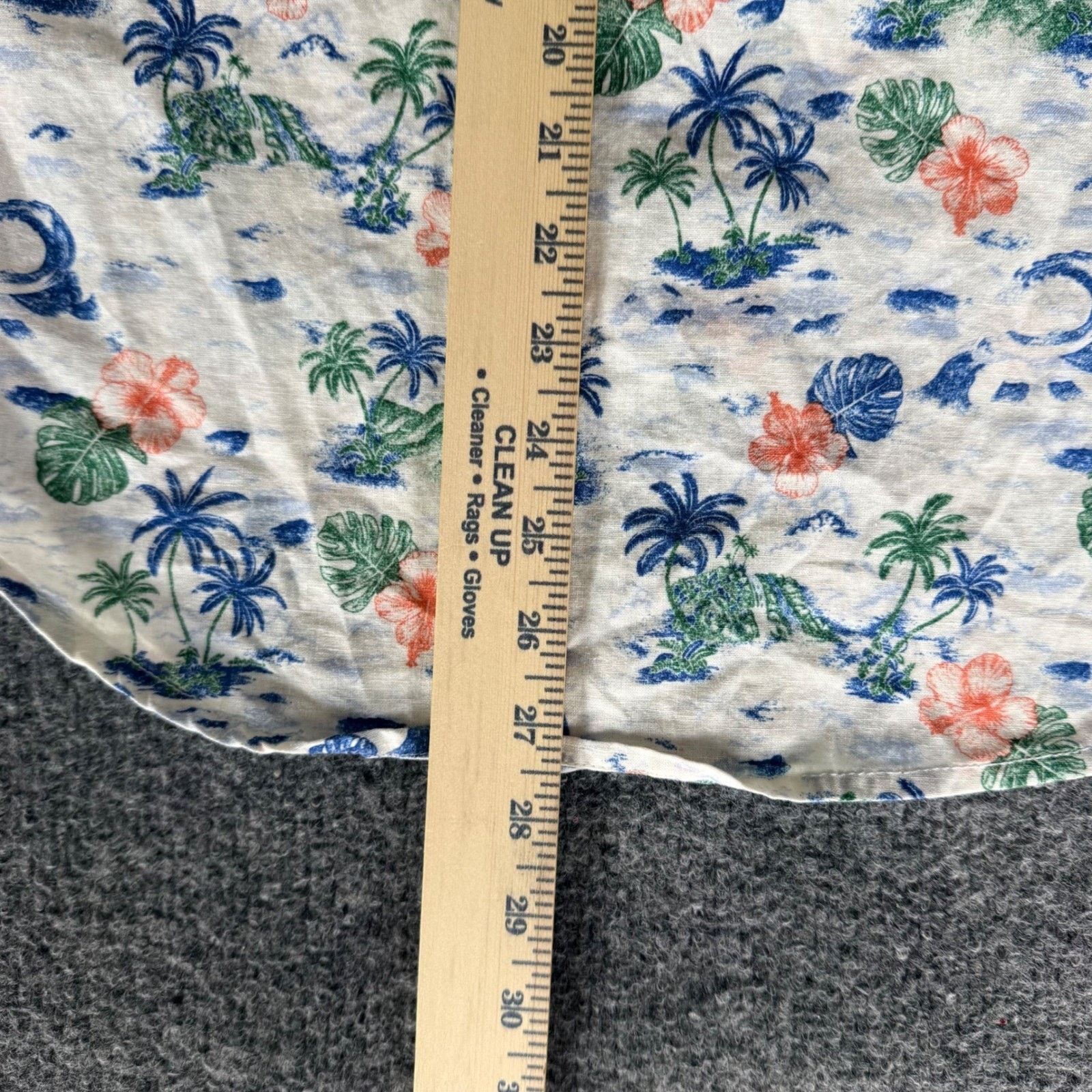 Tommy Bahama Tommy Bahama Men Small Tropical Linen Cotton Button Up Shirt Size US S / EU 44-46 / 1 - 6 Thumbnail