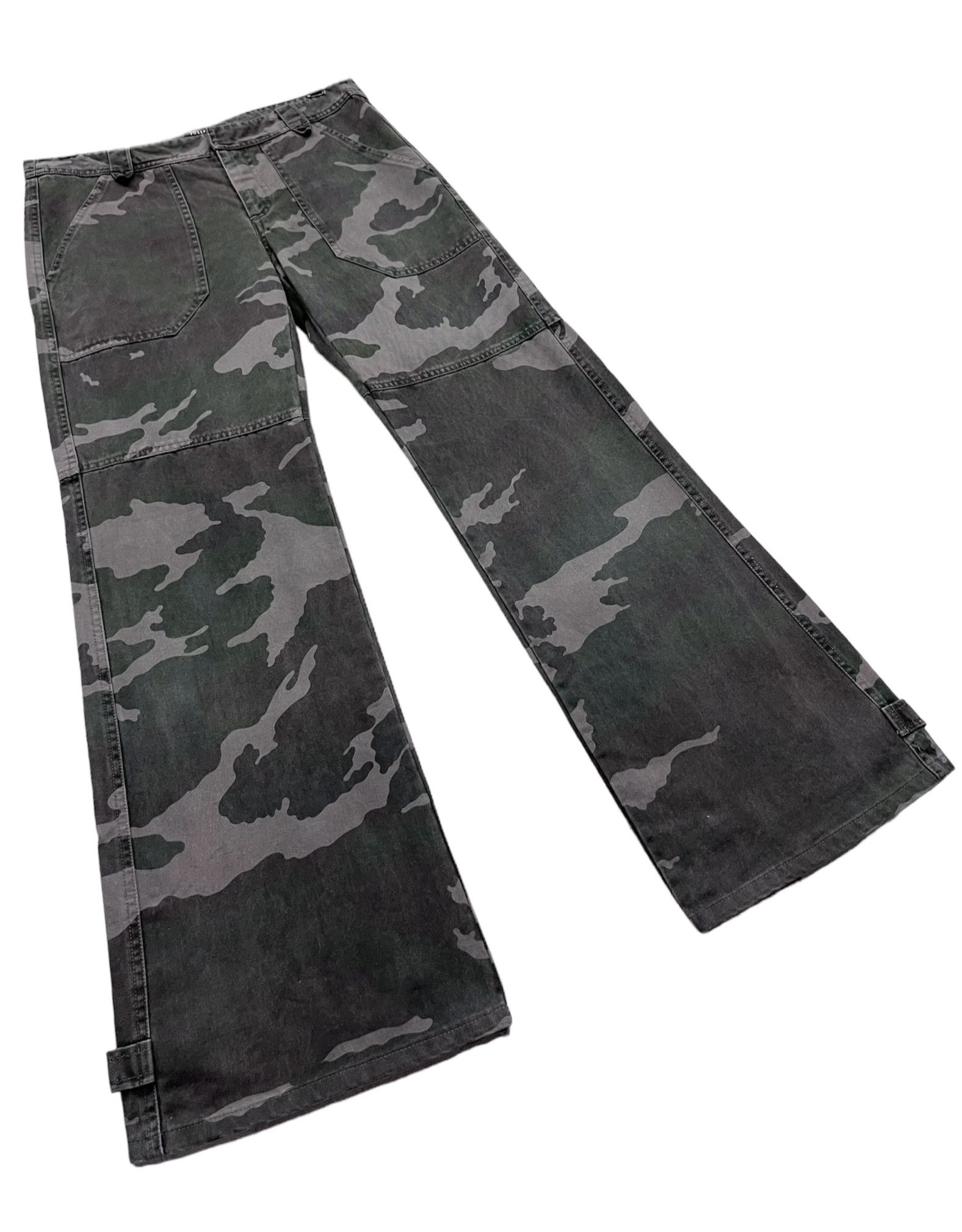 Joseph Vintage JOSEPH France Camouflage Wide Leg Fatigue Pants Size US 30 / EU 46 - 3 Thumbnail