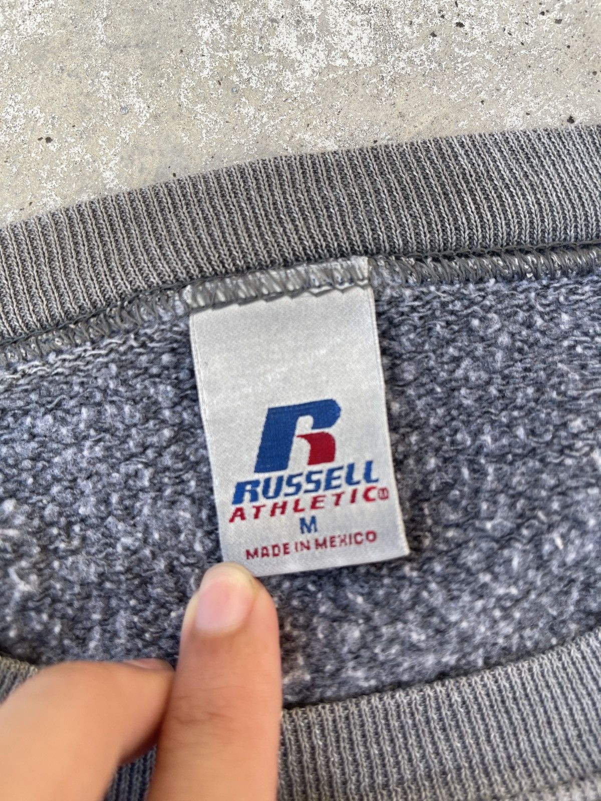 Russell Athletic × Vintage Vintage 90s Russell Athletic Blank Hoodie Size US L / EU 52-54 / 3 - 9 Thumbnail