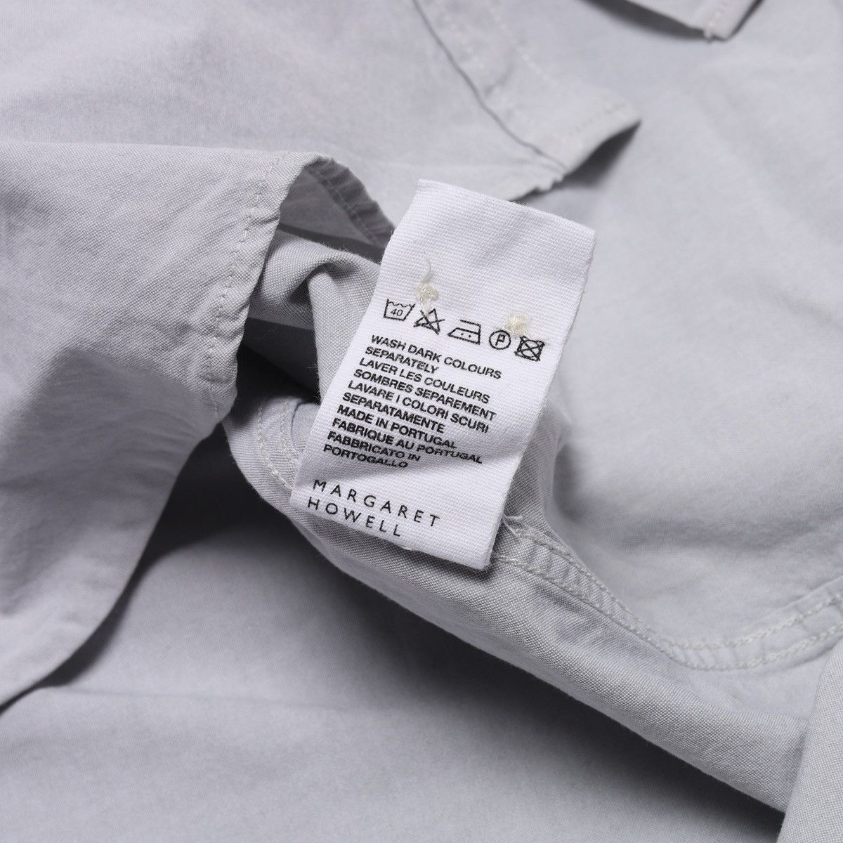 Margaret Howell MHL Margaret Howell Cotton Shirt Gray Grey Size S / US 4 / IT 40 - 13 Thumbnail