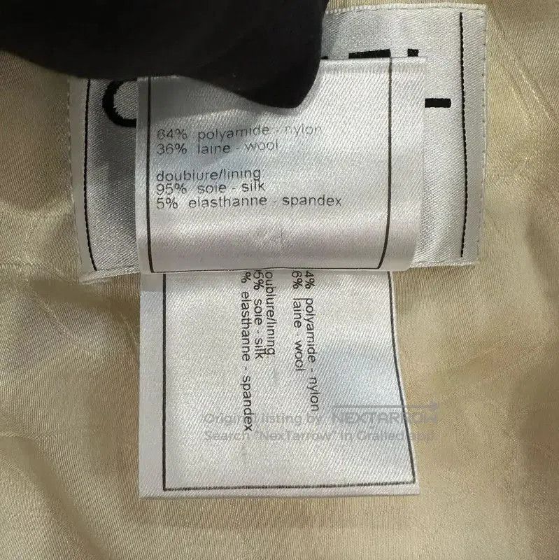 Chanel Chanel Cream Wool Women's Jacket . Size L / US 10 / IT 46 - 6 Thumbnail