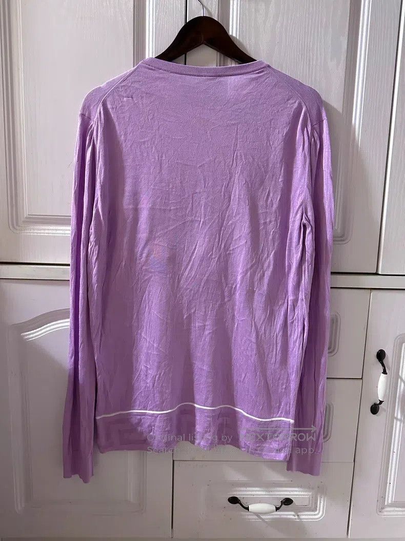 Versace Versace Money leopard mulberry silk sweatshirt Size XL / US 12-14 / IT 48-50 - 2 Thumbnail