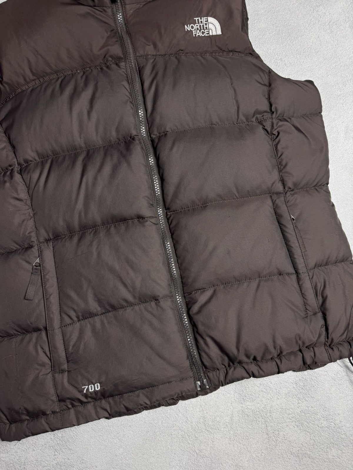 The North Face The North Face 700 Nuptse Brown Puffer Vest Gilet Size L / US 10 / IT 46 - 6 Thumbnail
