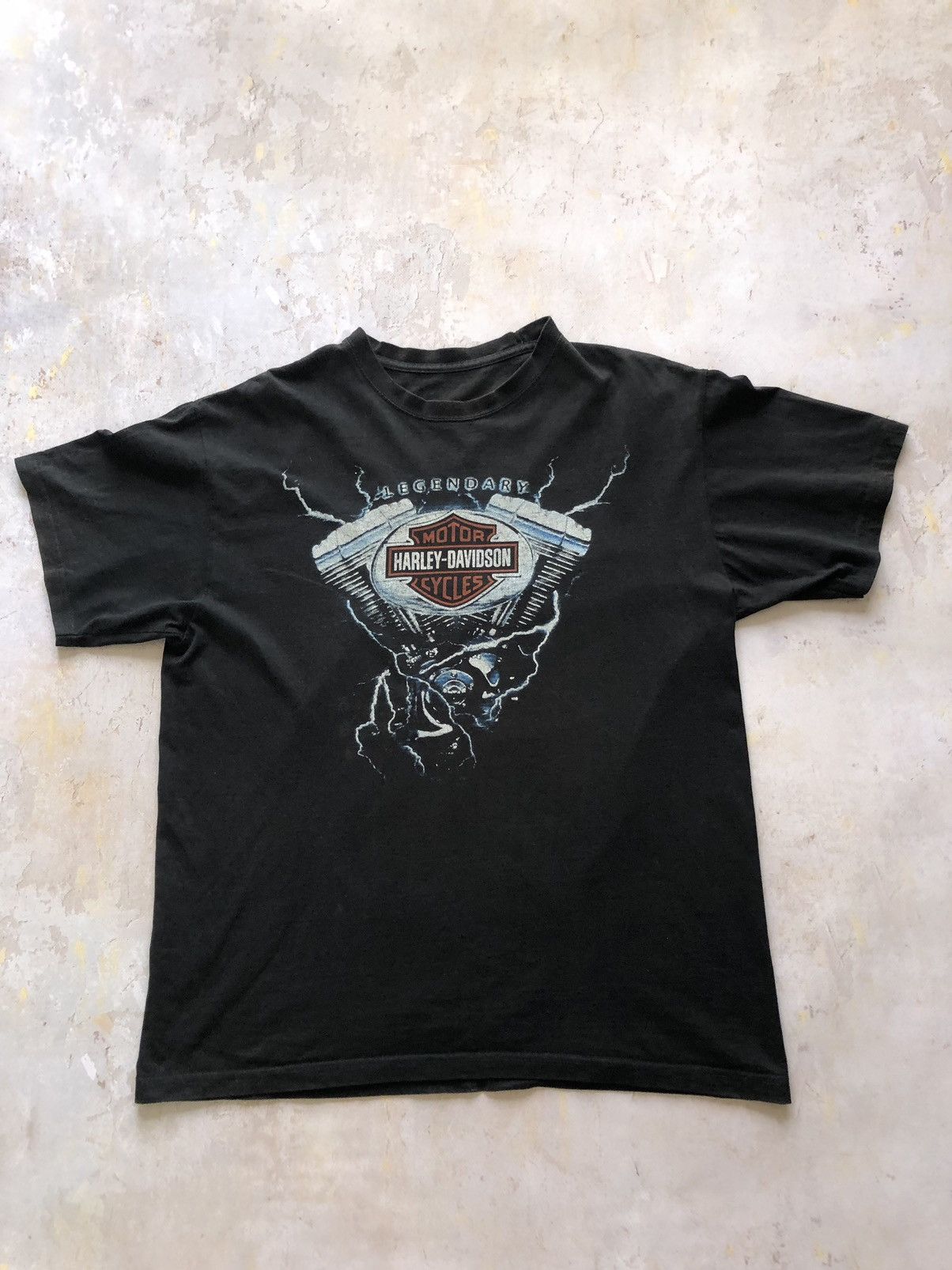 Vintage Vintage Harley Davidson t-shirt 90s y2k Size US L / EU 52-54 / 3 - 1 Thumbnail
