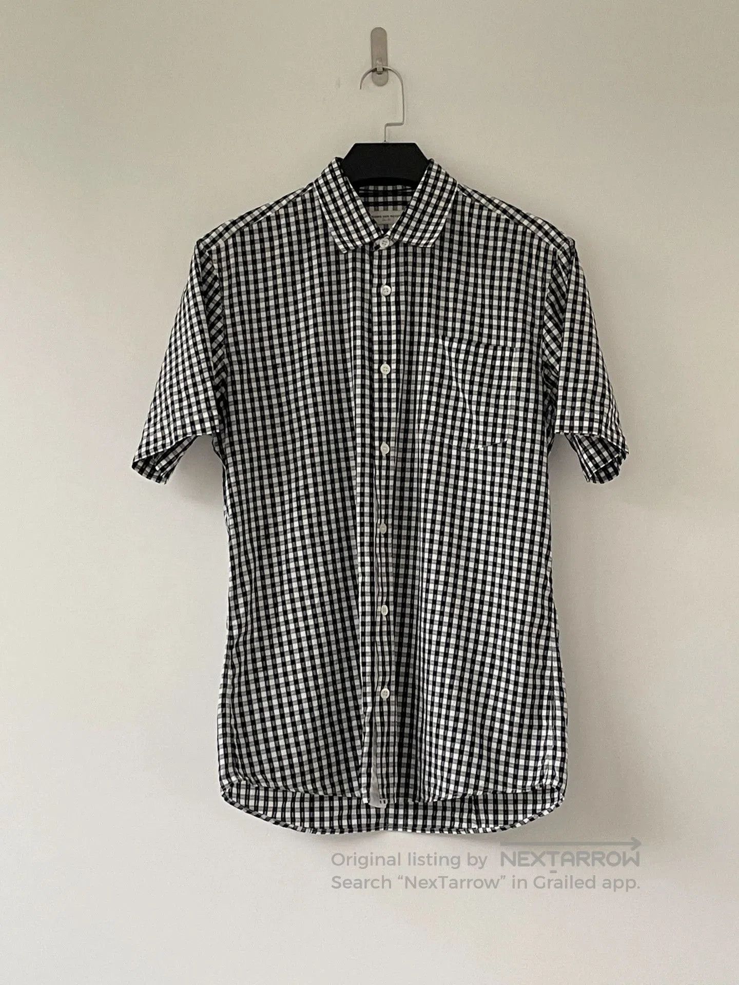 Dries Van Noten Dries Van Noten Black and White Checked Shirt. Size US S / EU 44-46 / 1 - 3 Thumbnail