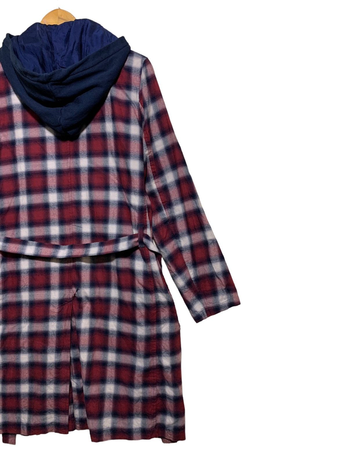 John Undercover 🔥John UNDERCOVER TARTANS TRENCH COATS HOODIE Size US M / EU 48-50 / 2 - 8 Thumbnail