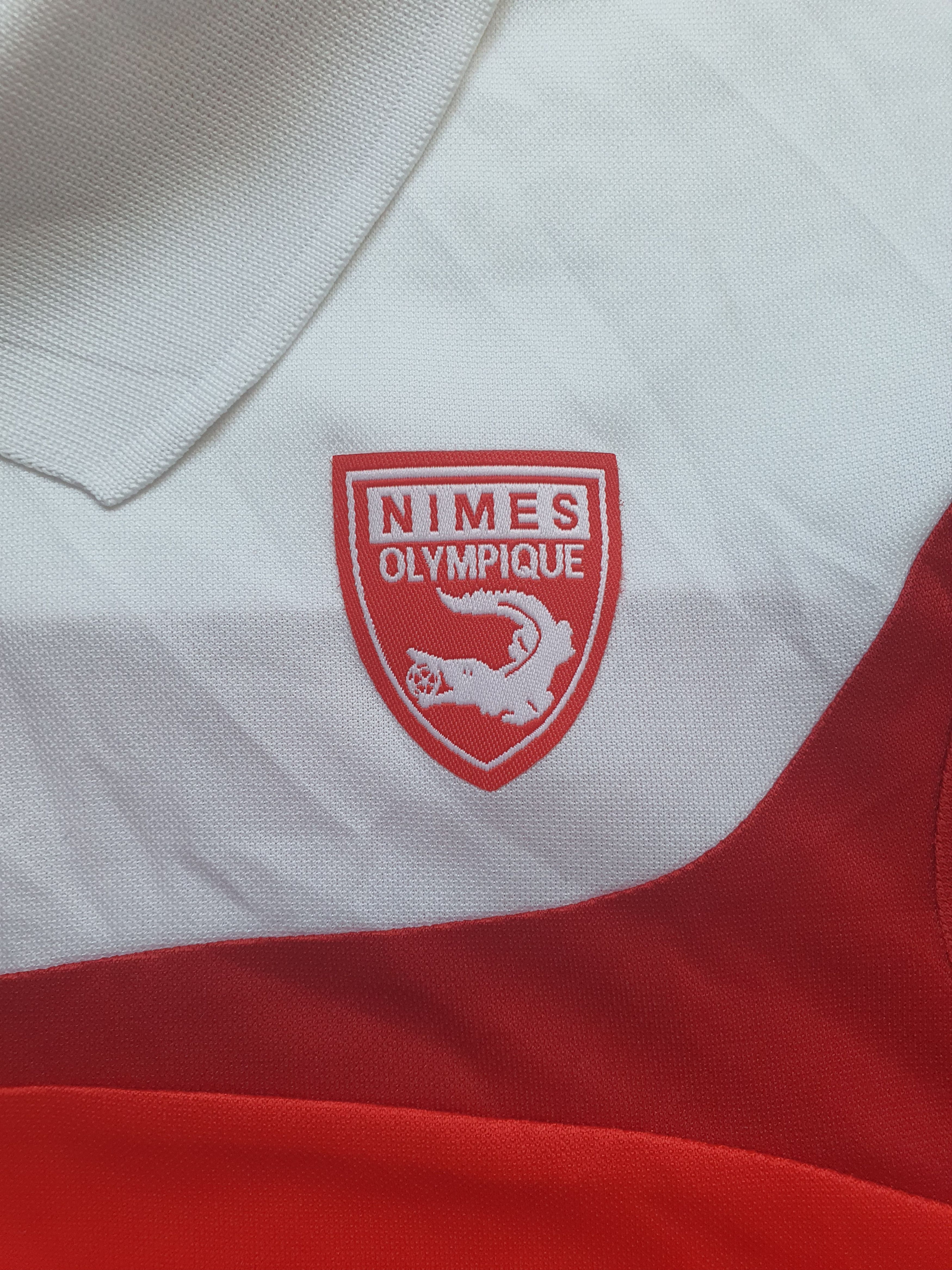 Puma NIMES OLYMPIQUE (Esito 3) Football Polo Shirt (2017-2018) Size US S / EU 44-46 / 1 - 8 Thumbnail