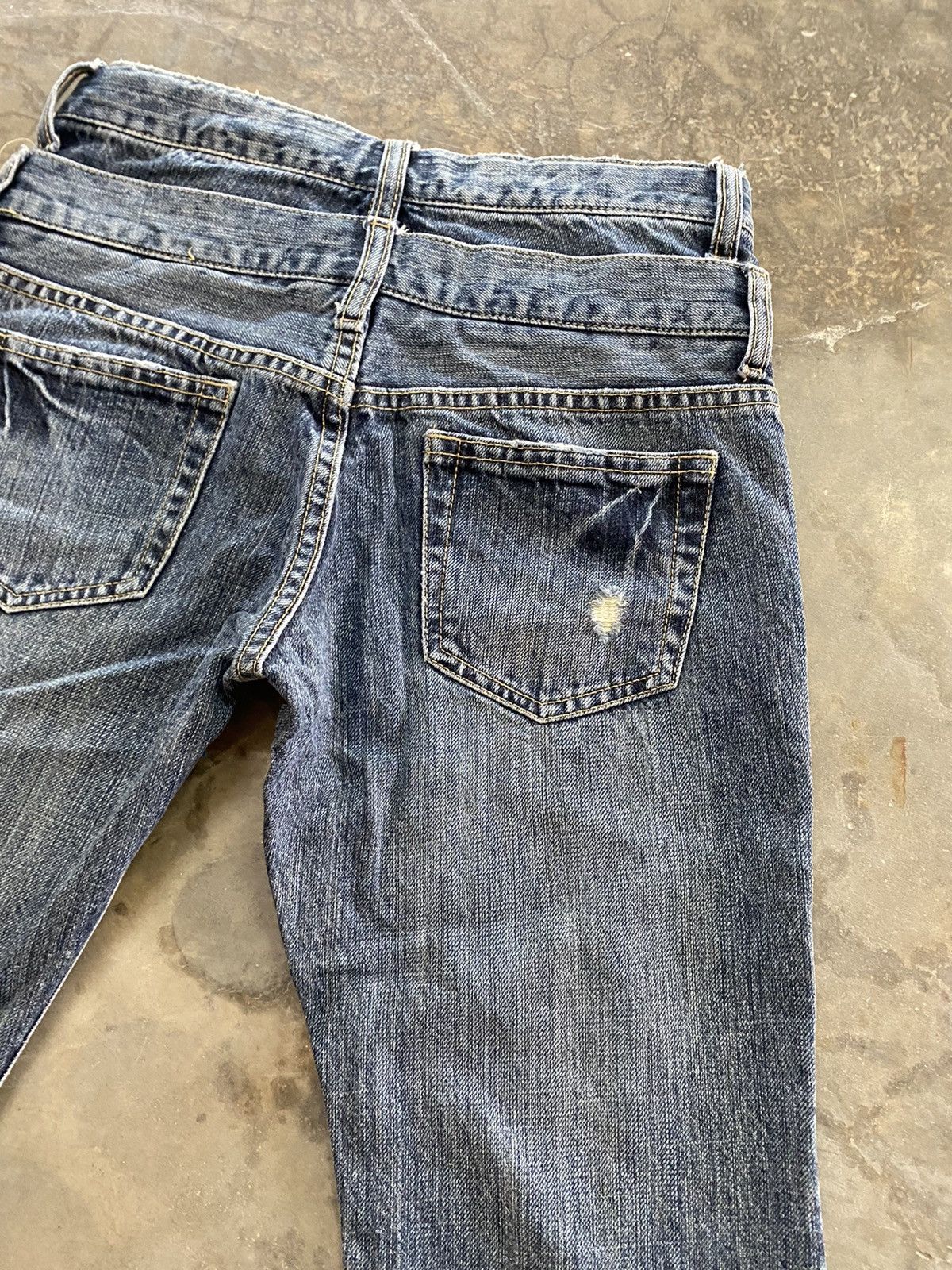 Hysteric Glamour × Japanese Brand × Le Grande Bleu (L.G.B.) Flare Jeans Japanese Oririn Jeans Distressed Boot Cut Size 26" / US 2 / IT 38 - 18 Thumbnail