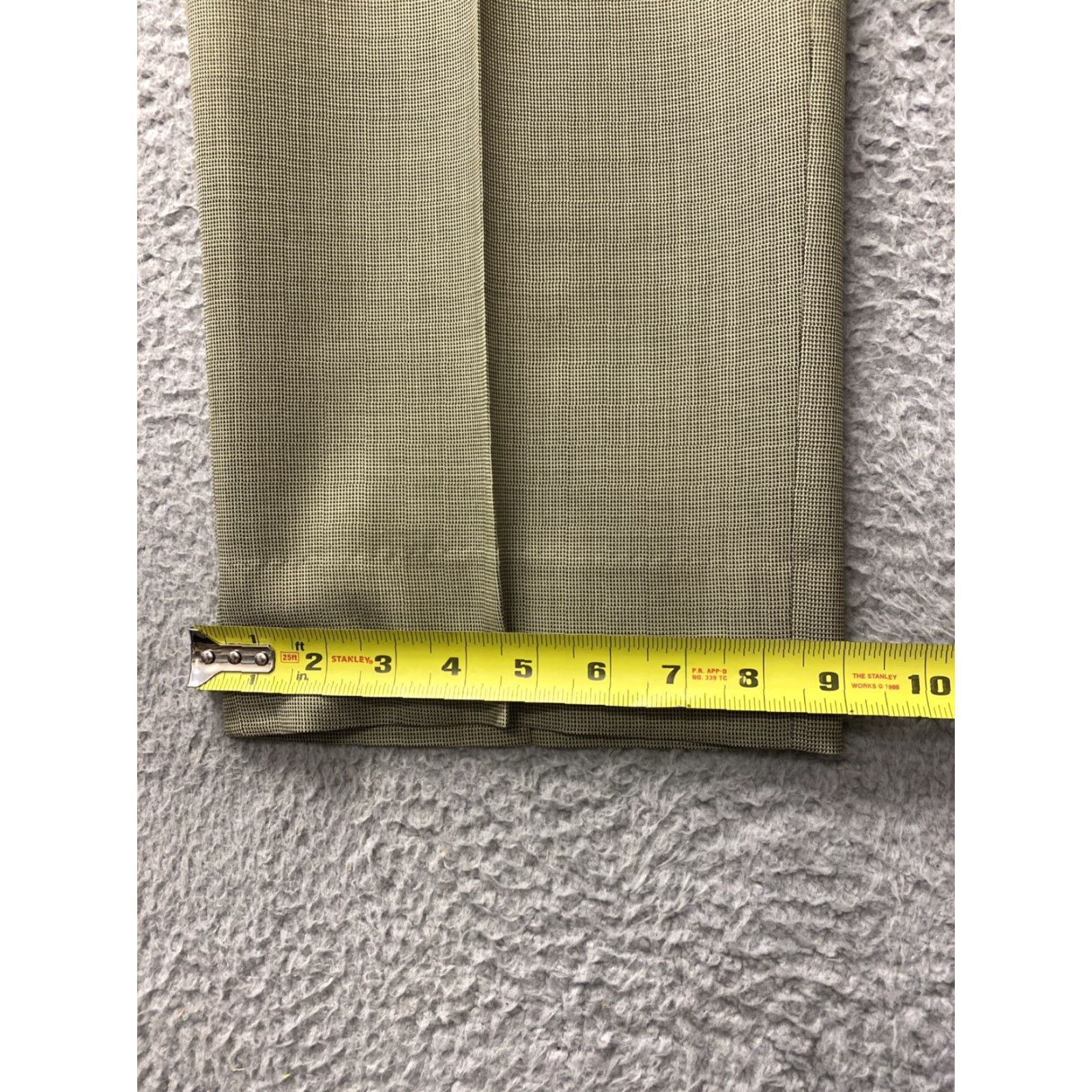 Nordstrom Balde For Nordstrom Dress Pants Men’s 35x34 Light Sage Green Wool / 0264 Size US 35 - 7 Thumbnail